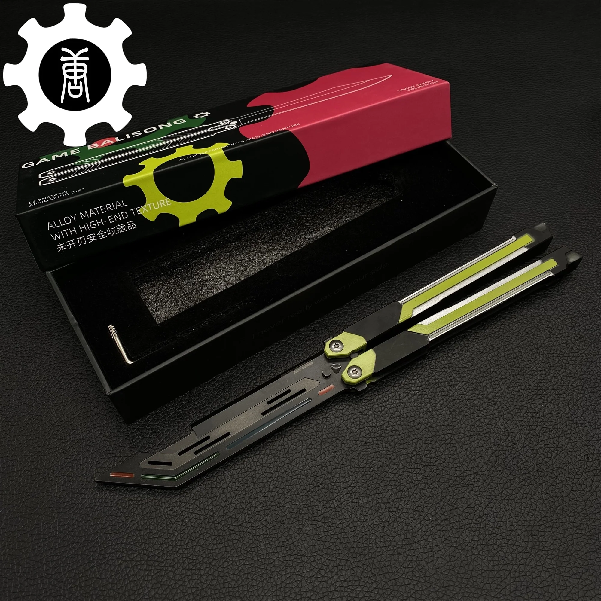 High-End RGX Balisong Trainer RGX Knife 2.0 CNC Aluminum Alloy Version