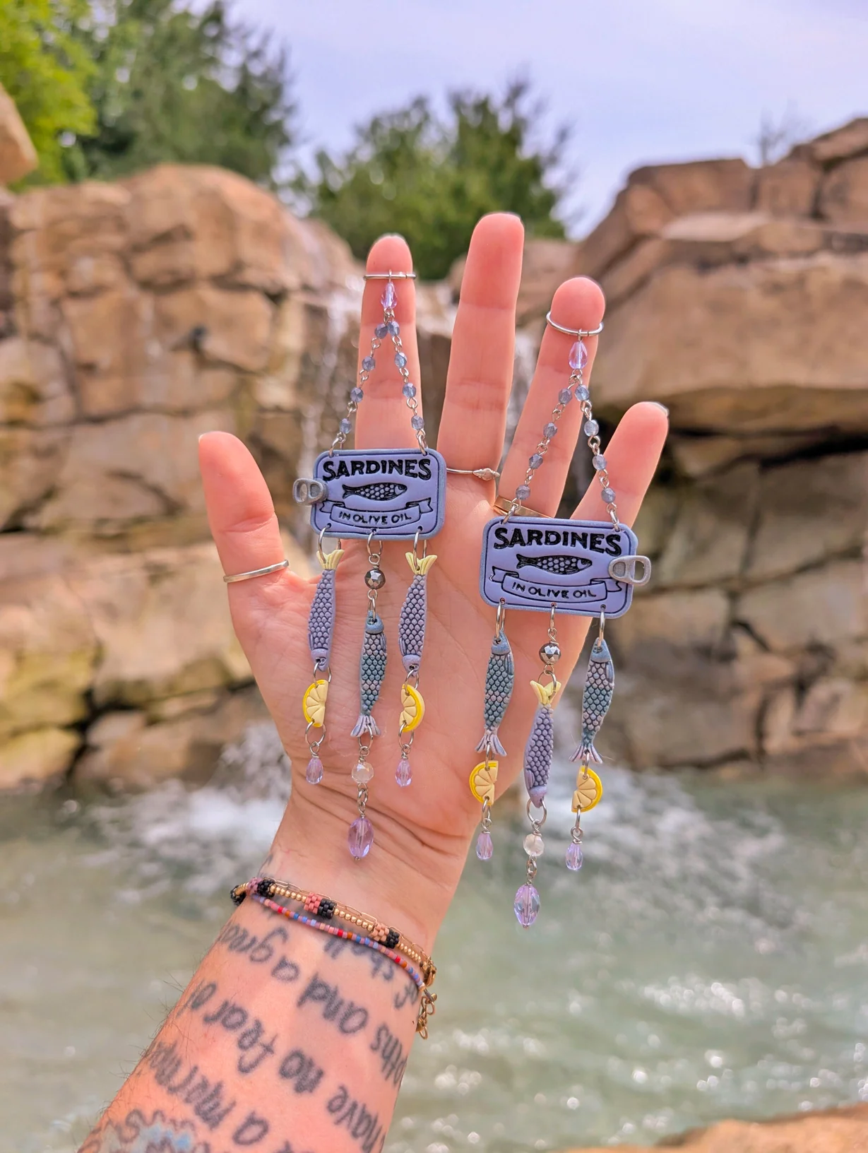 Wall Hanger - Sardine Tins