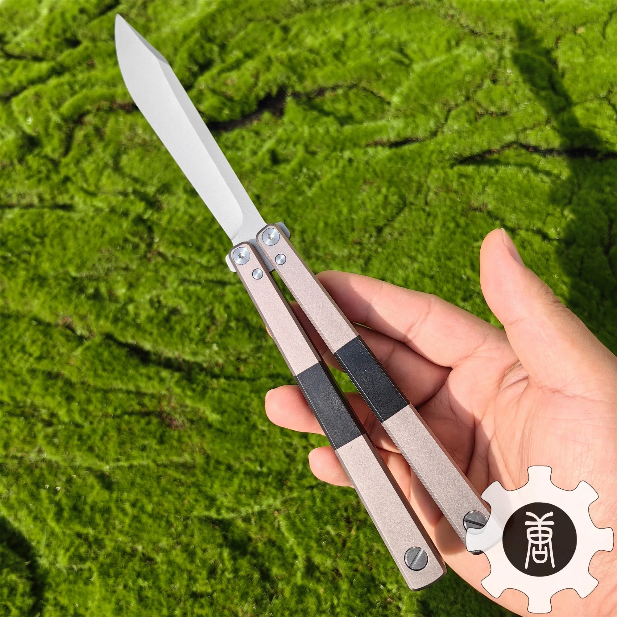 High-End TF2 Spy Knife Balisong Trainer-Blunt Blade