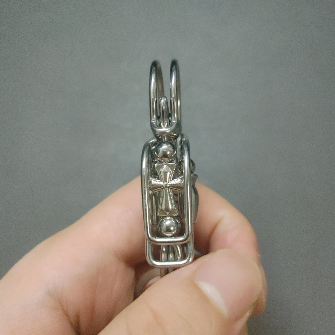 Cross handmade keychain