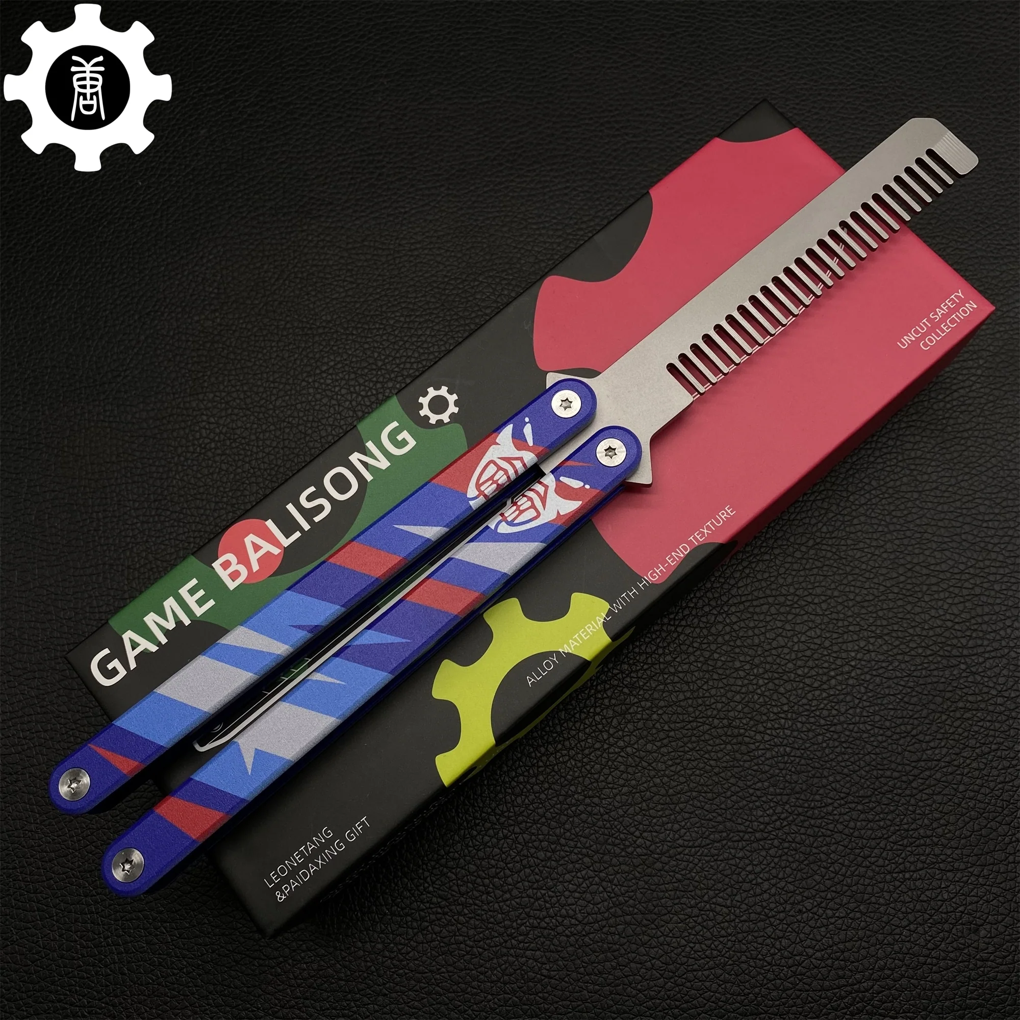 High-End CNC Yoru Comb Aluminum Alloy Handle Yoru Knife Balisong Trainer