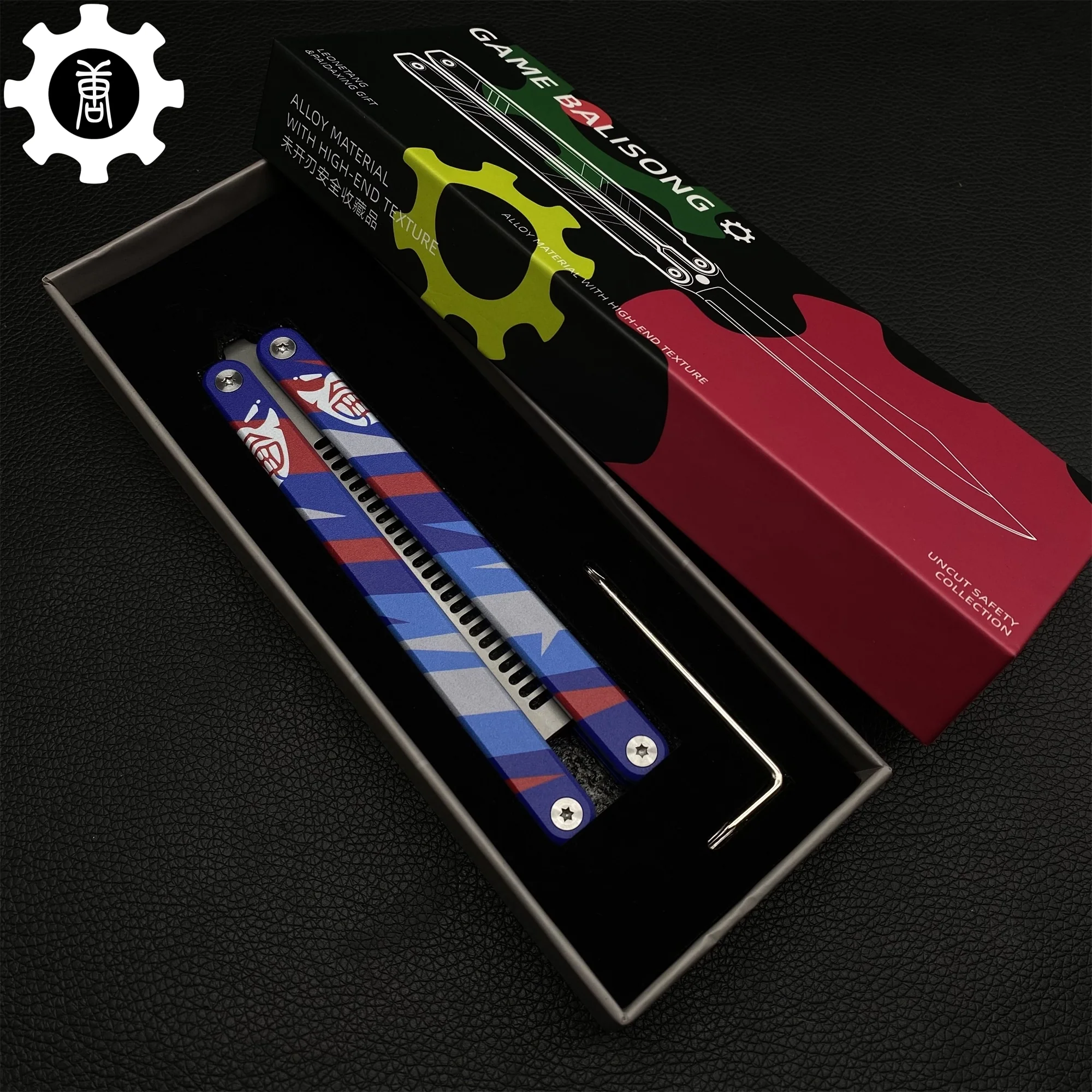 High-End CNC Yoru Comb Aluminum Alloy Handle Yoru Knife Balisong Trainer