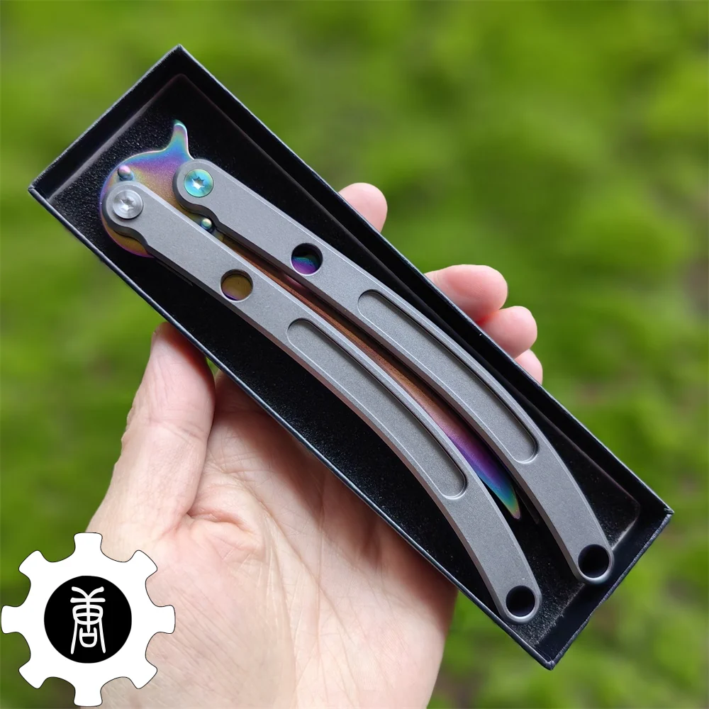 Black Market Butterfly Knife High-End CNC Balisong Trainer