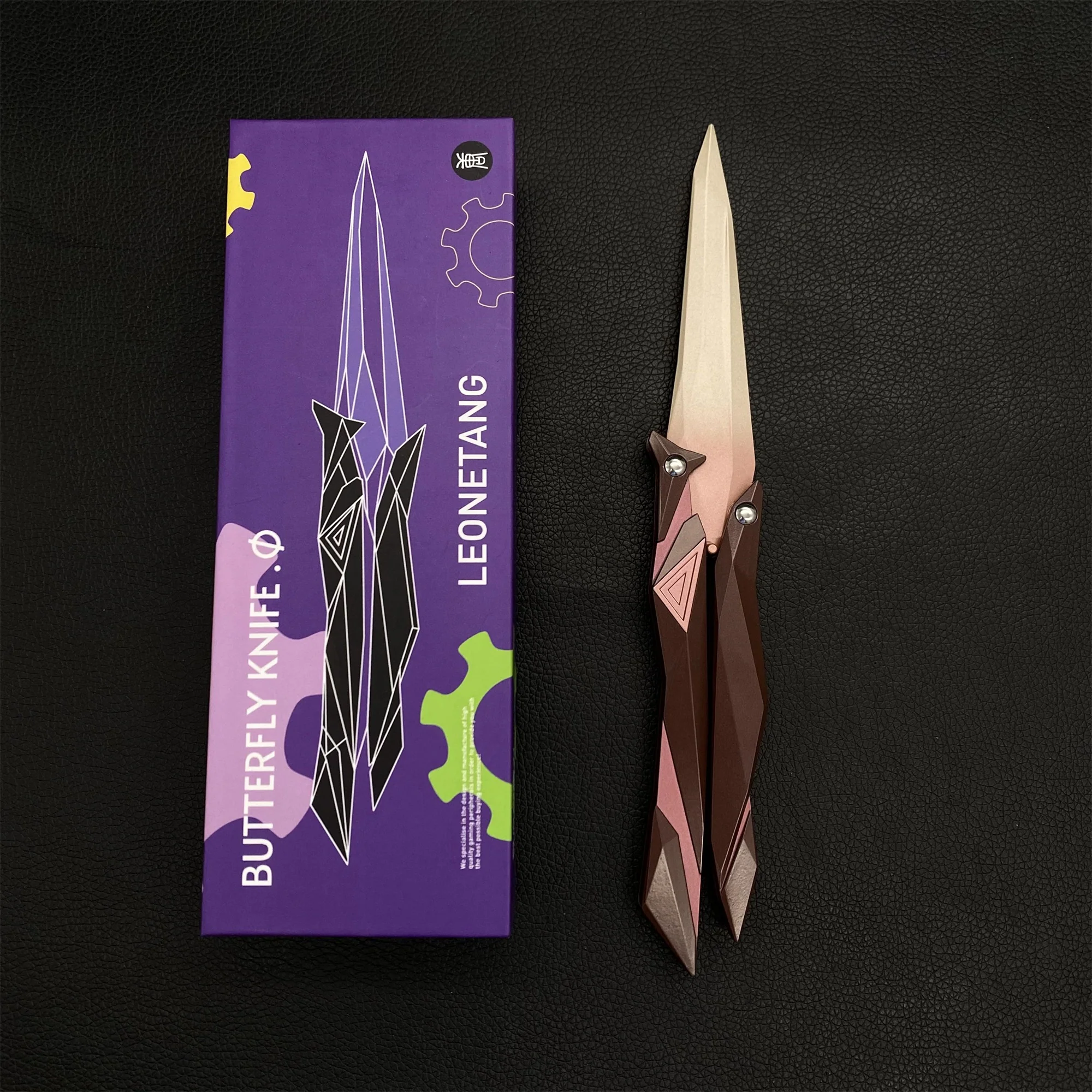 New Version High-Quality Singularity 2.0 Butterfly Knife IRL Game Balisong