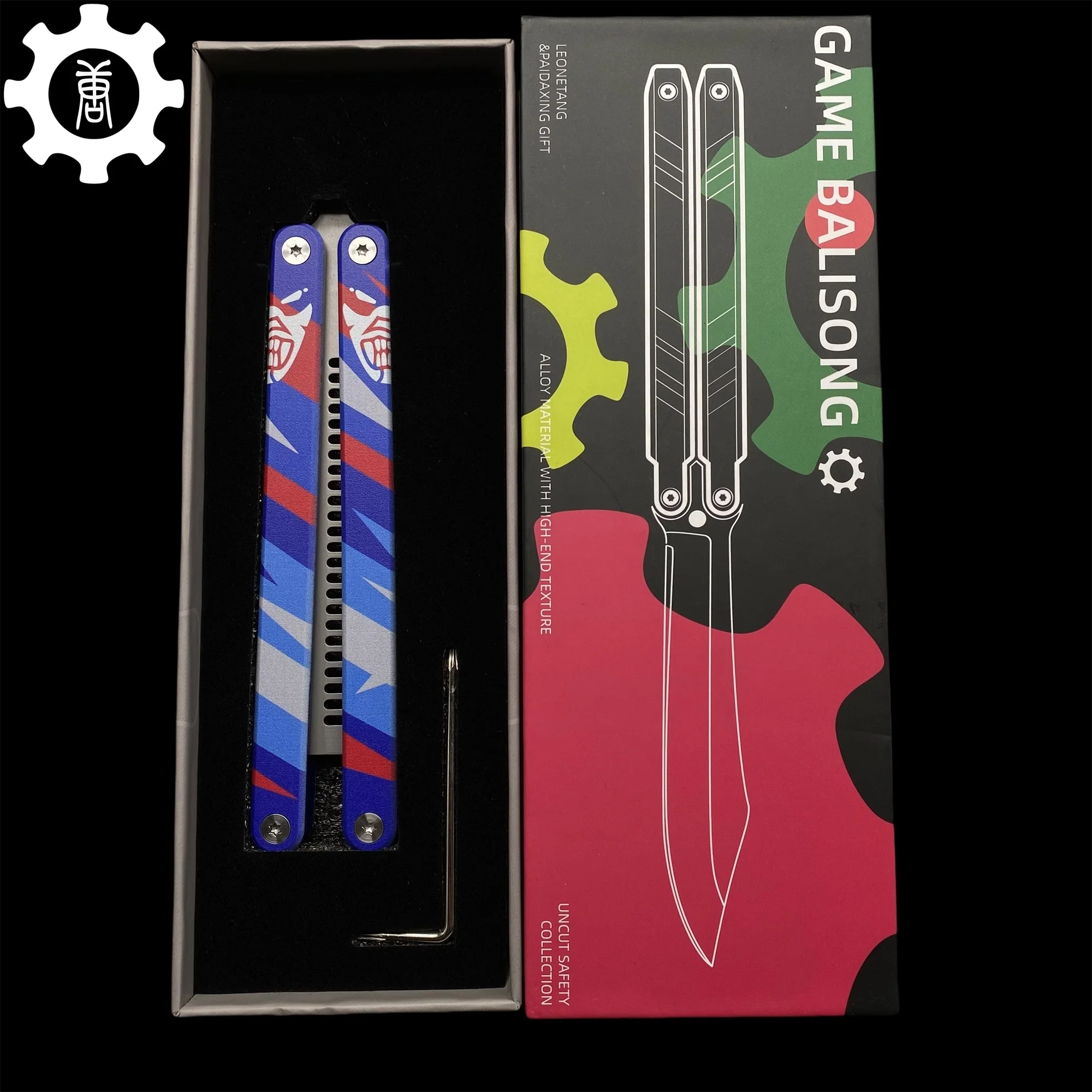 High-End CNC Yoru Comb Aluminum Alloy Handle Yoru Knife Balisong Trainer