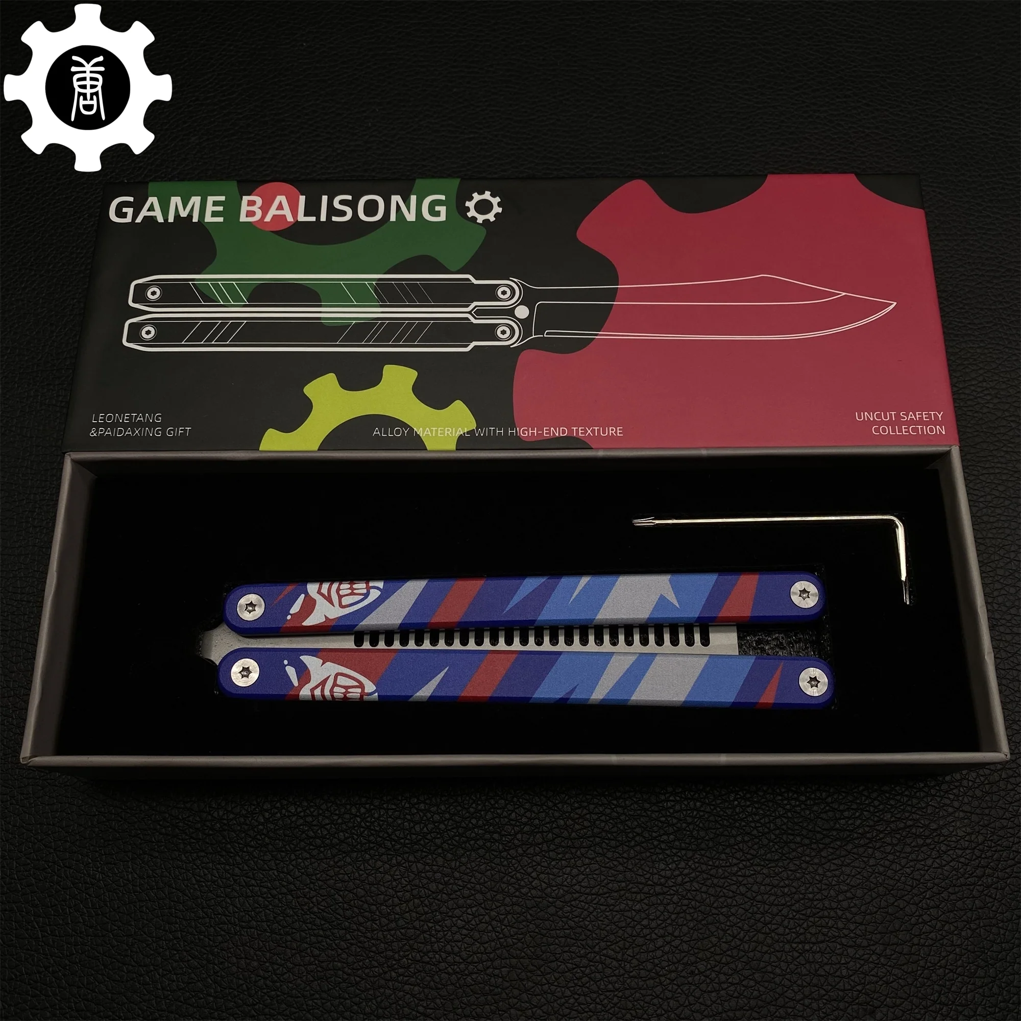 High-End CNC Yoru Comb Aluminum Alloy Handle Yoru Knife Balisong Trainer