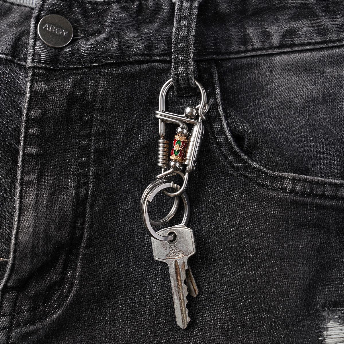 Rotary Bullet Keychain