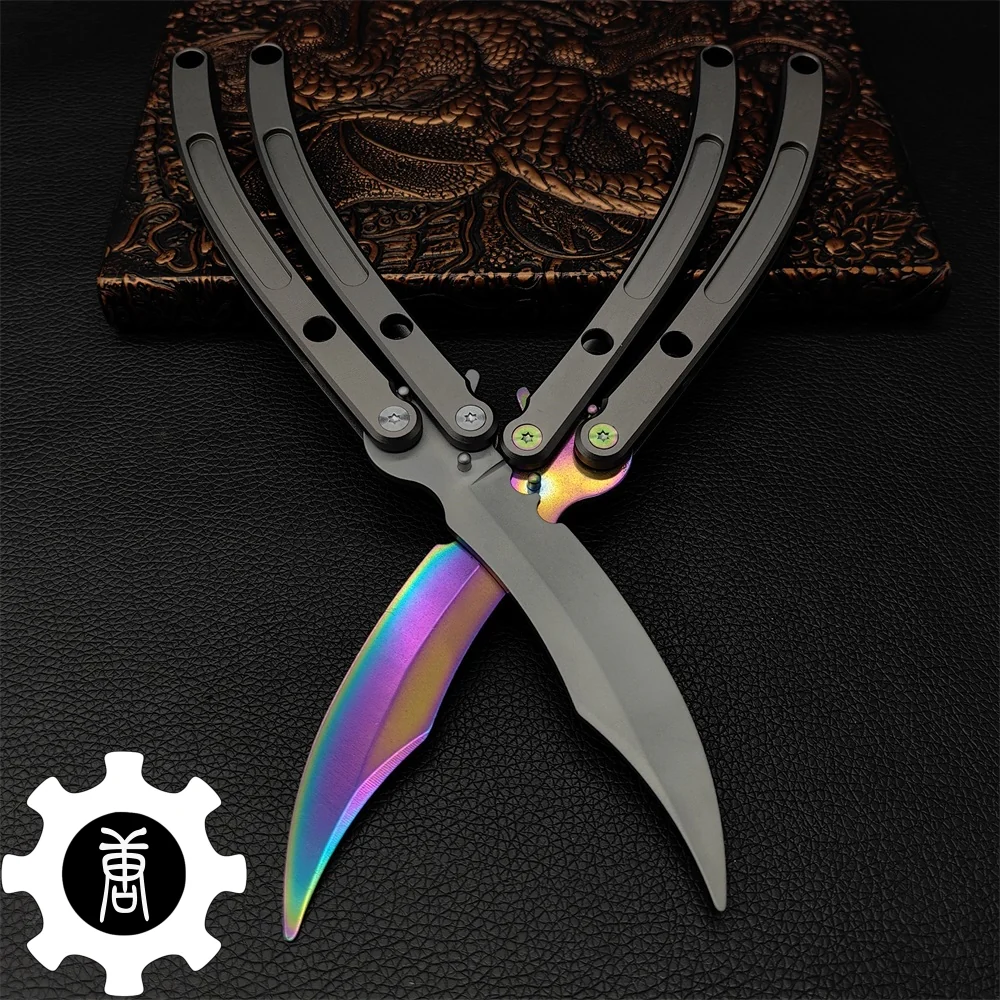 Black Market Butterfly Knife High-End CNC Balisong Trainer