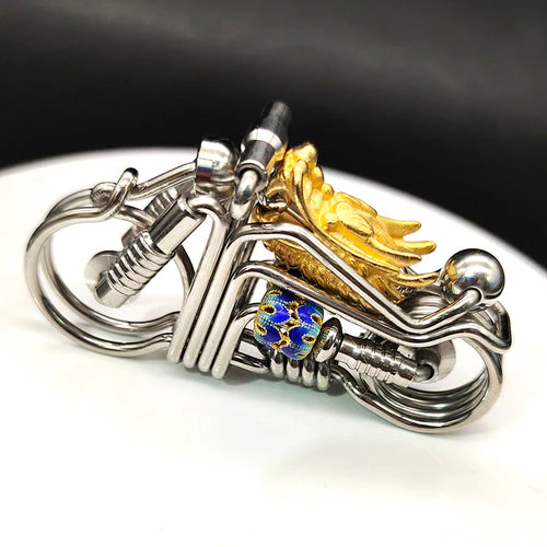 Handmade Motorcycle Keychain