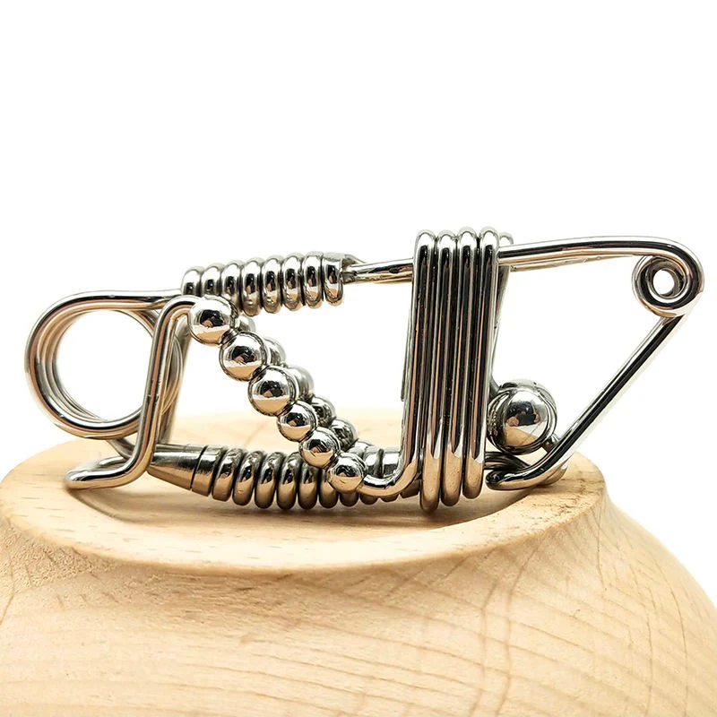 Handmade grasshopper keychain