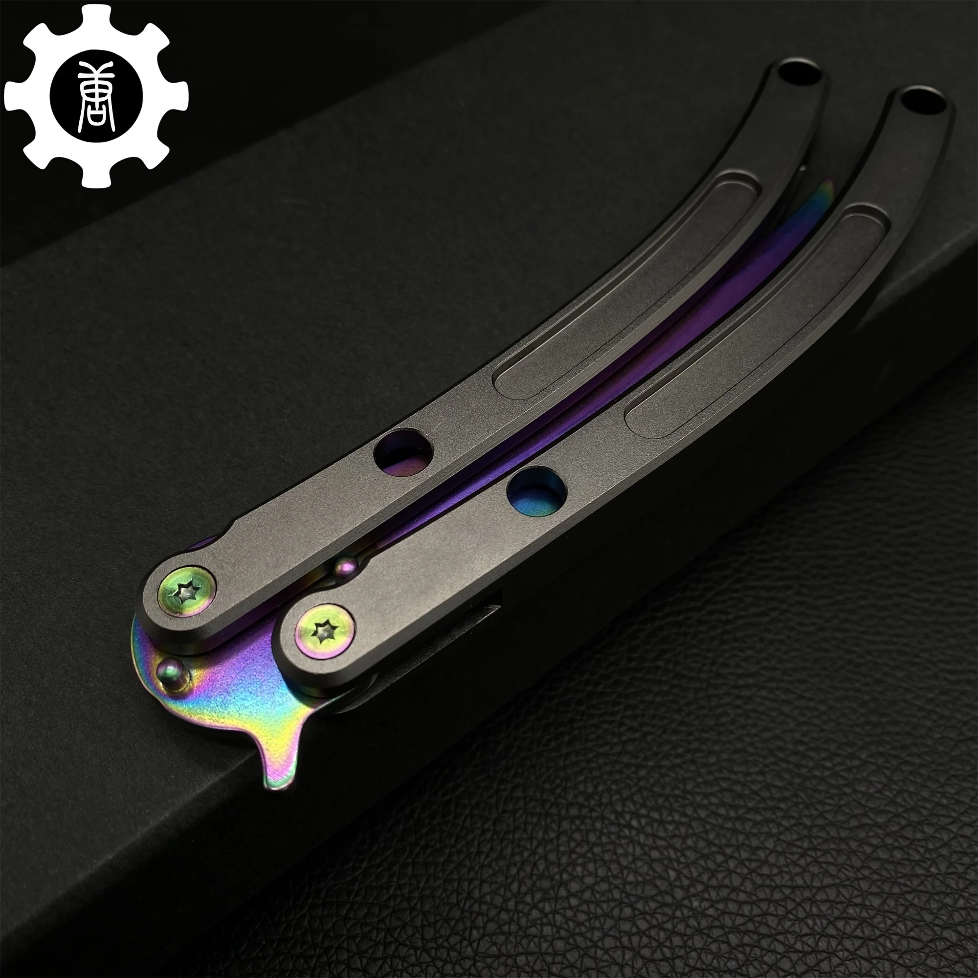 Black Market Butterfly Knife High-End CNC Balisong Trainer