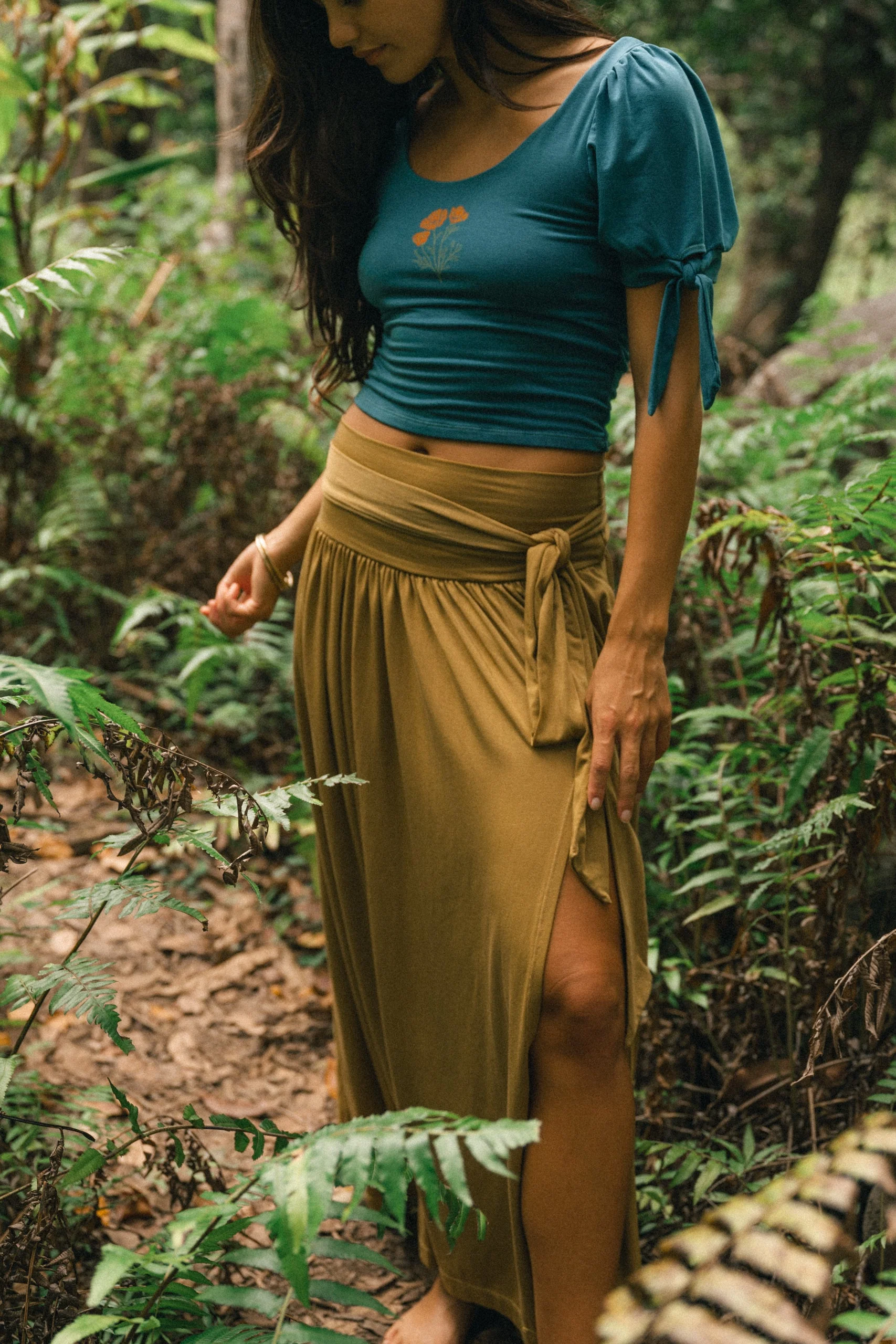 *Seconds* Poppyspell Peasant Top