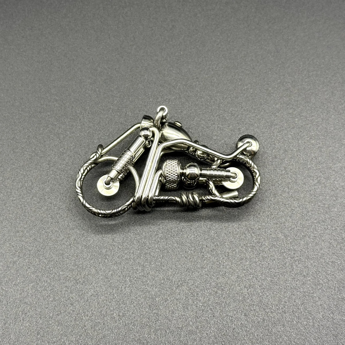 Threaded Handmade Motorcycle Keychain
