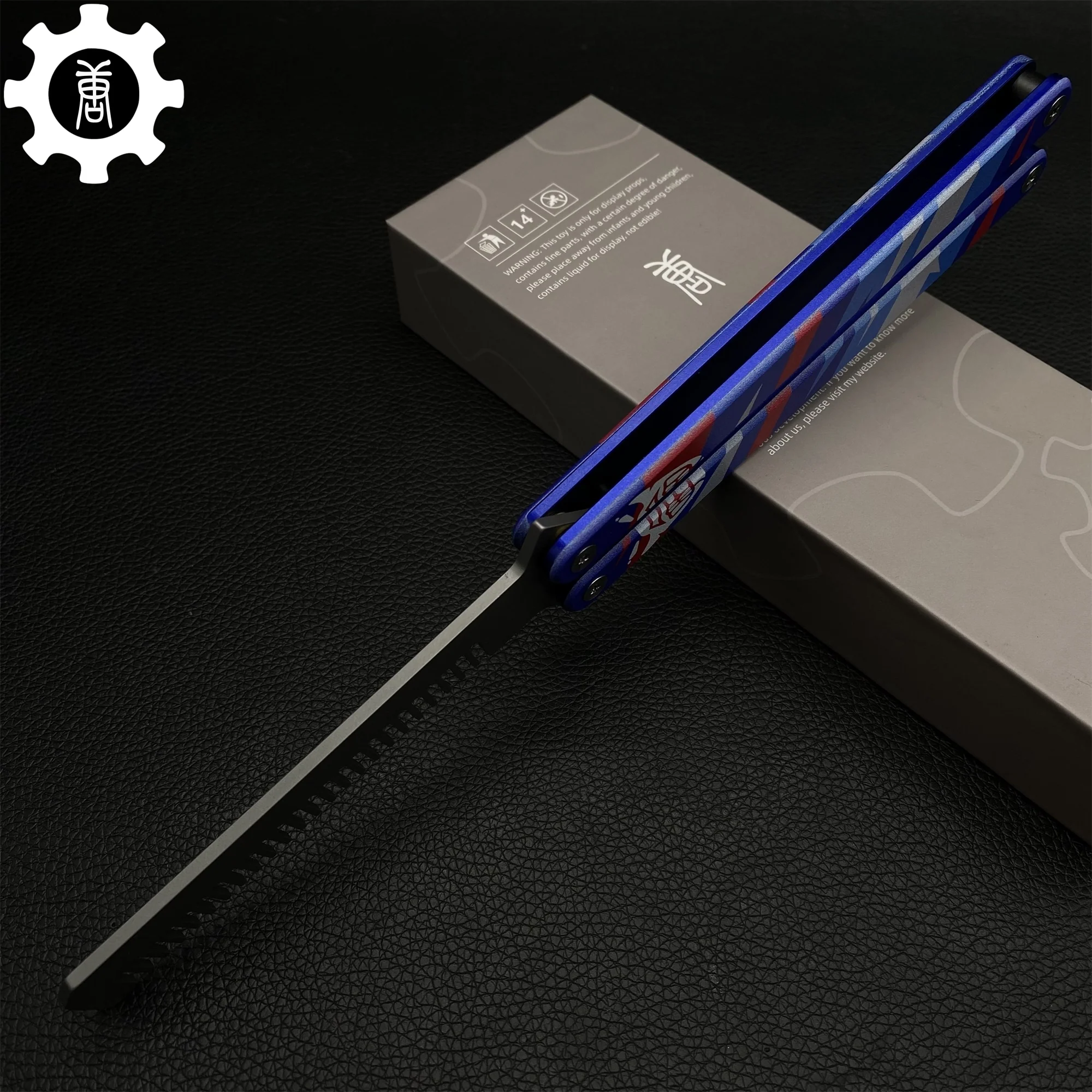 High-End CNC Yoru Comb Aluminum Alloy Handle Yoru Knife Balisong Trainer