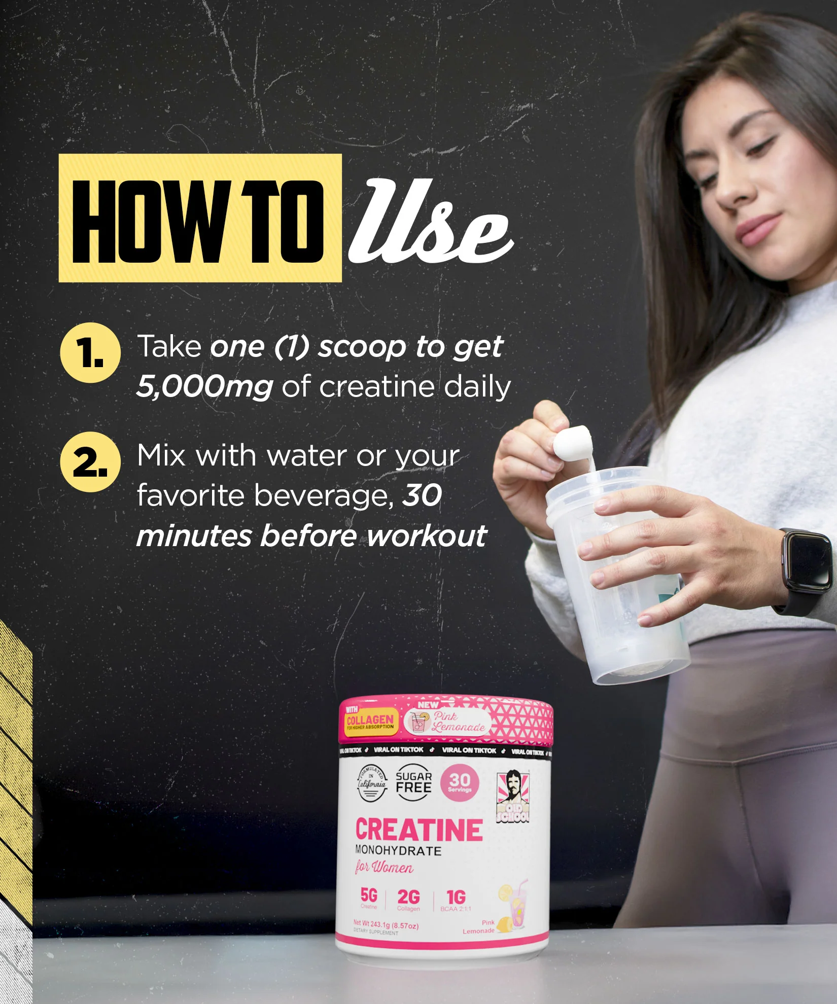 Creatine Monohydrate for Women