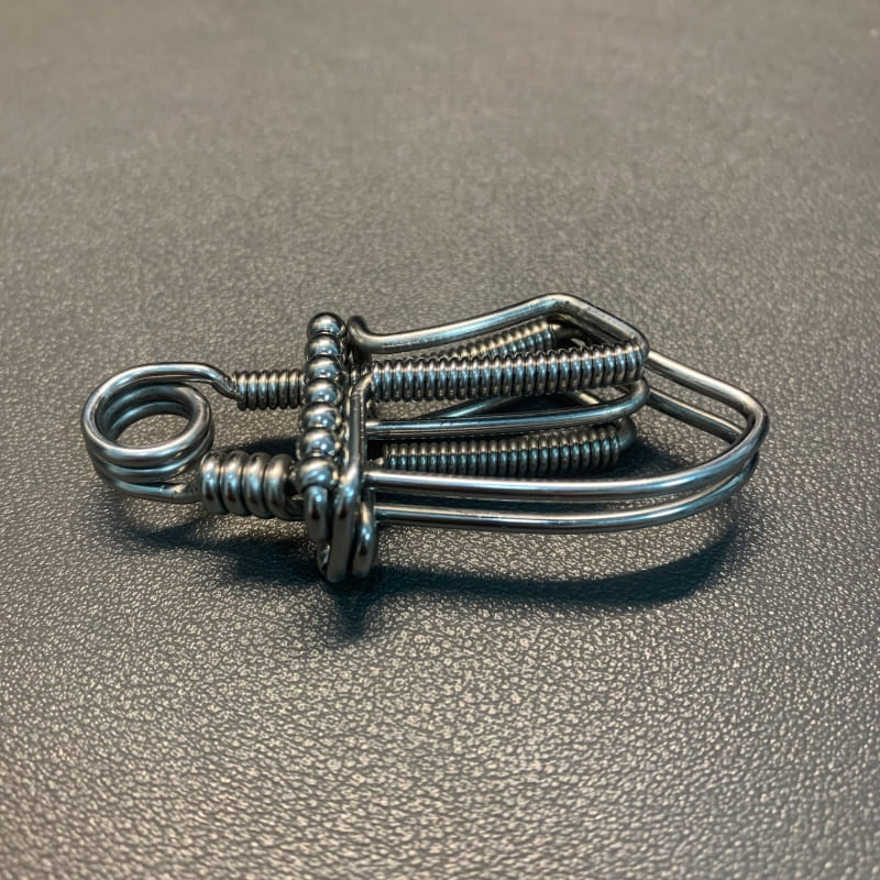 Knife handmade keychain