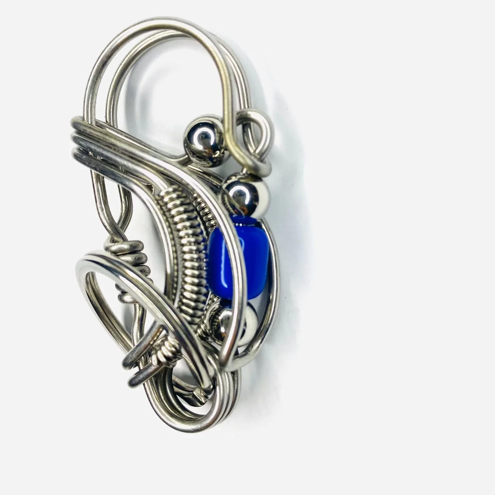 Color Barrel Beads Handmade Keychain