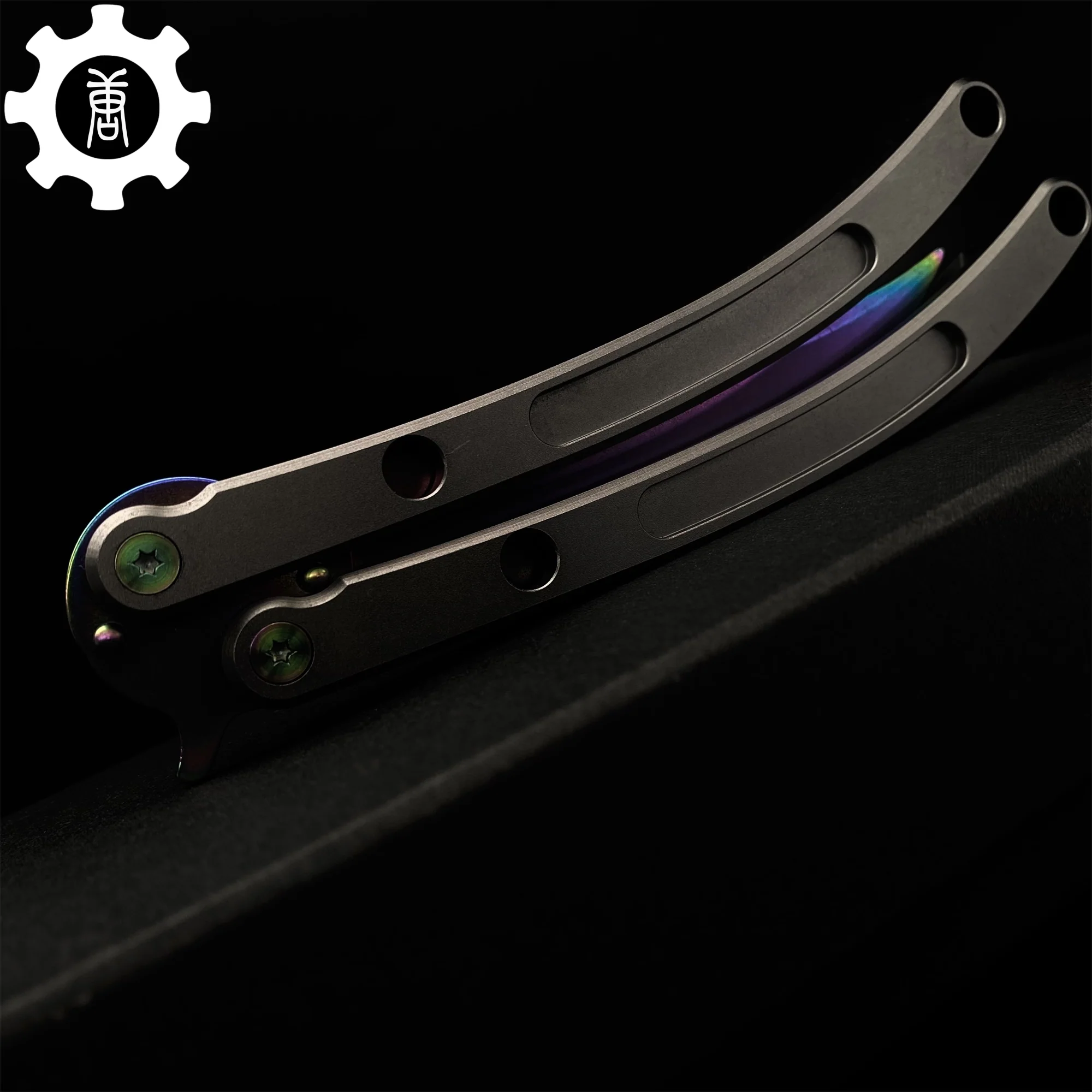 Black Market Butterfly Knife High-End CNC Balisong Trainer