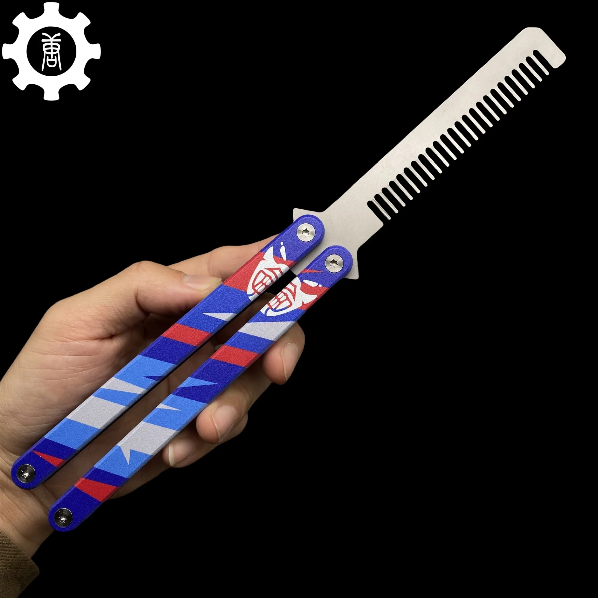 High-End CNC Yoru Comb Aluminum Alloy Handle Yoru Knife Balisong Trainer