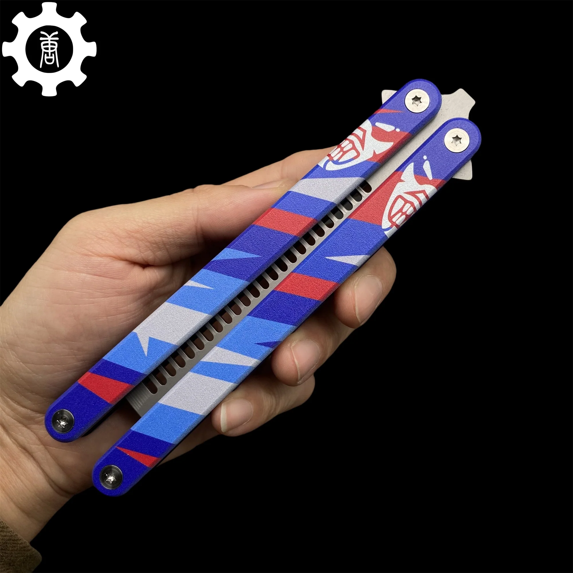 High-End CNC Yoru Comb Aluminum Alloy Handle Yoru Knife Balisong Trainer