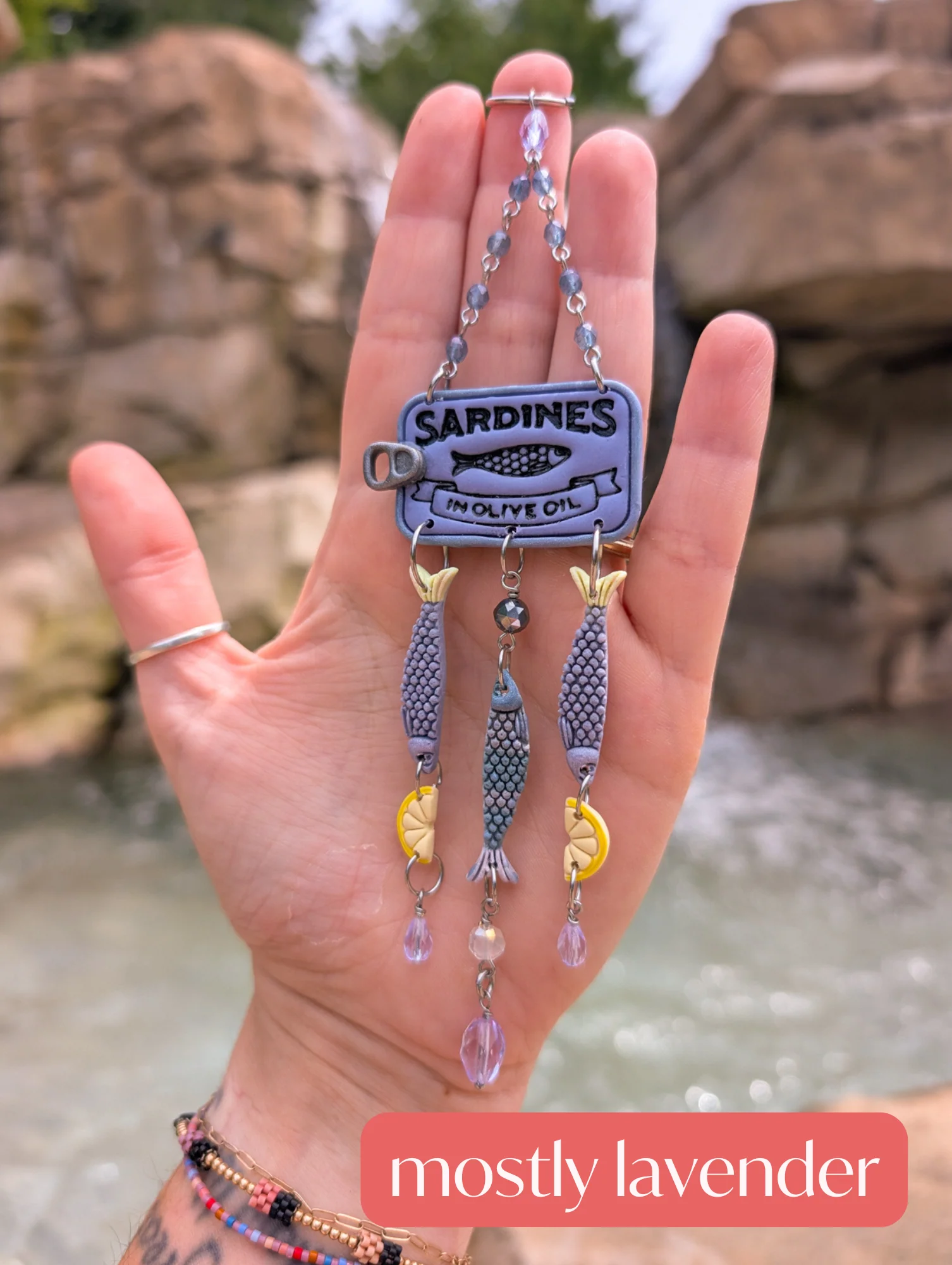 Wall Hanger - Sardine Tins