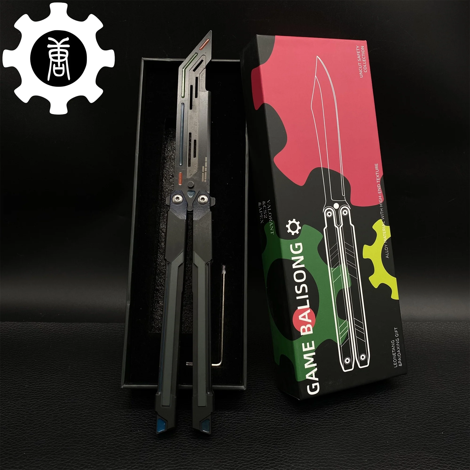 High-End RGX Balisong Trainer RGX Knife 2.0 CNC Aluminum Alloy Version