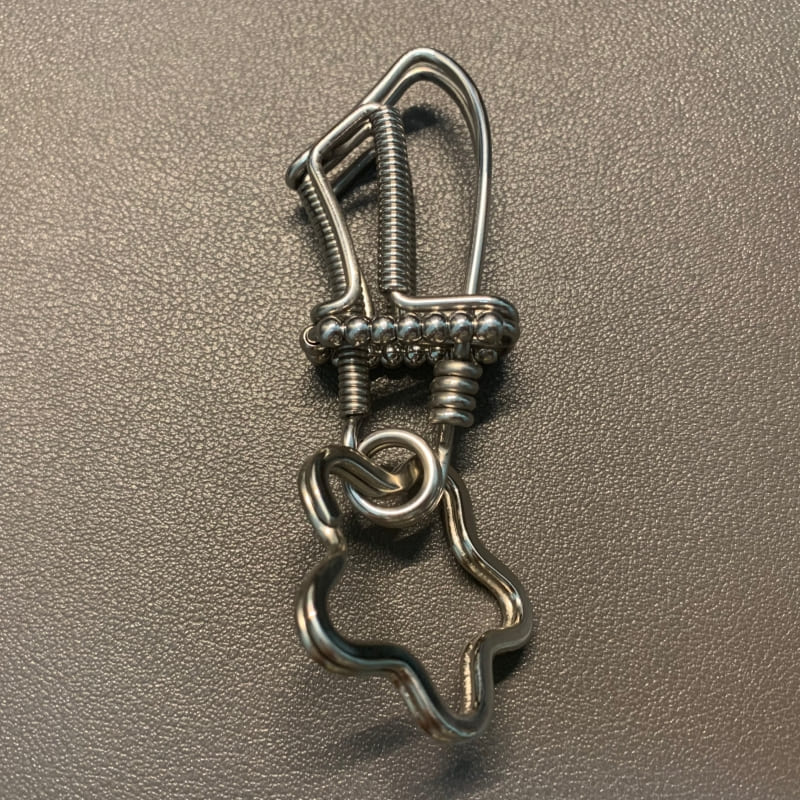 Knife handmade keychain