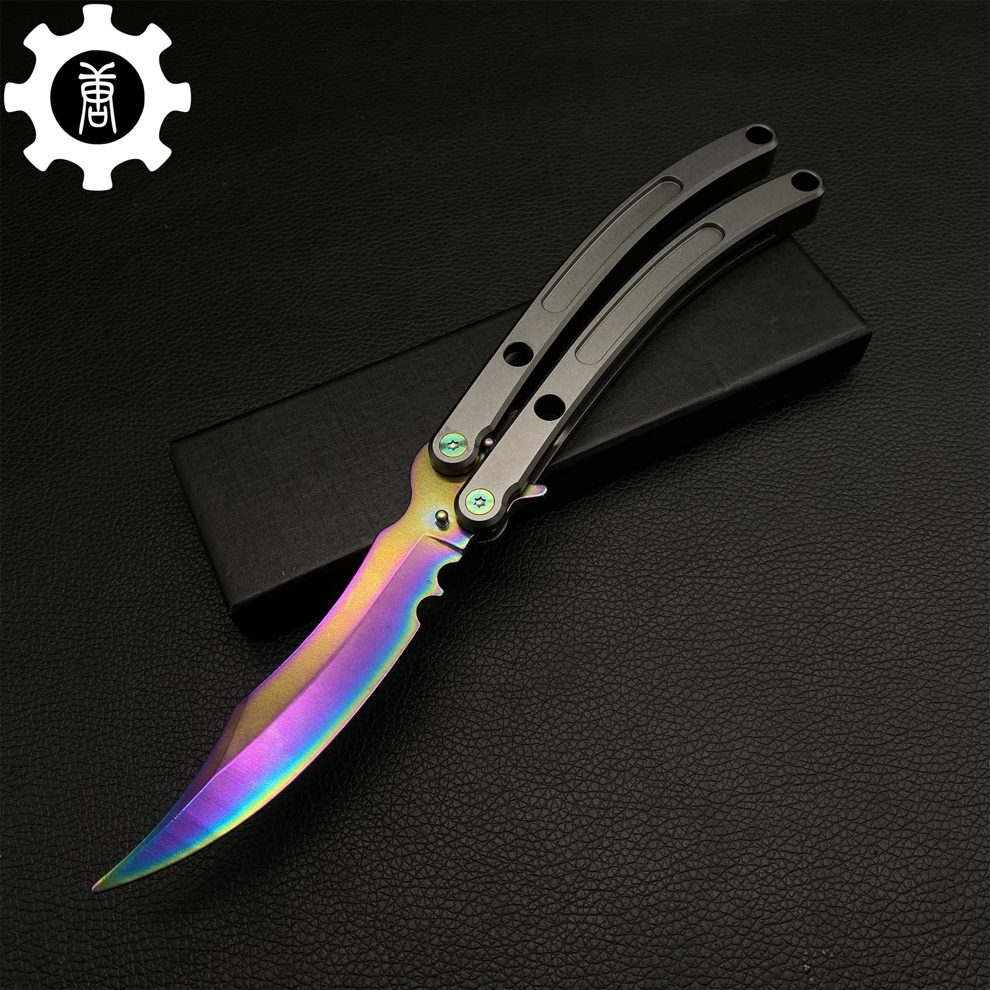 Black Market Butterfly Knife High-End CNC Balisong Trainer
