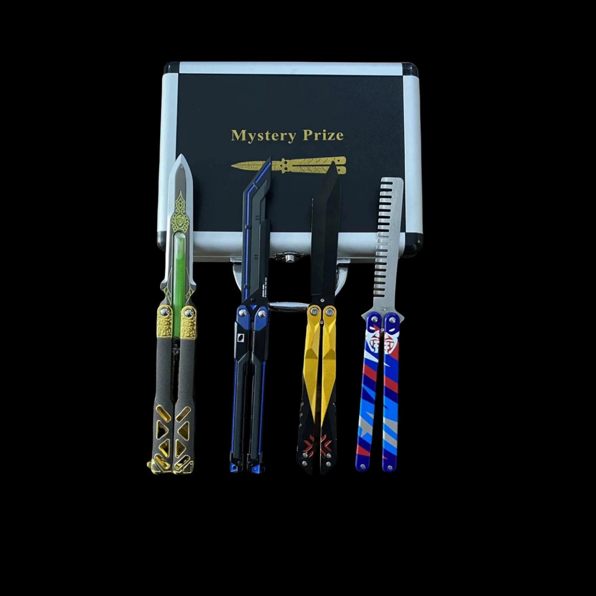 Super Worth 4 In 1 Balisong Mystery Prize Box