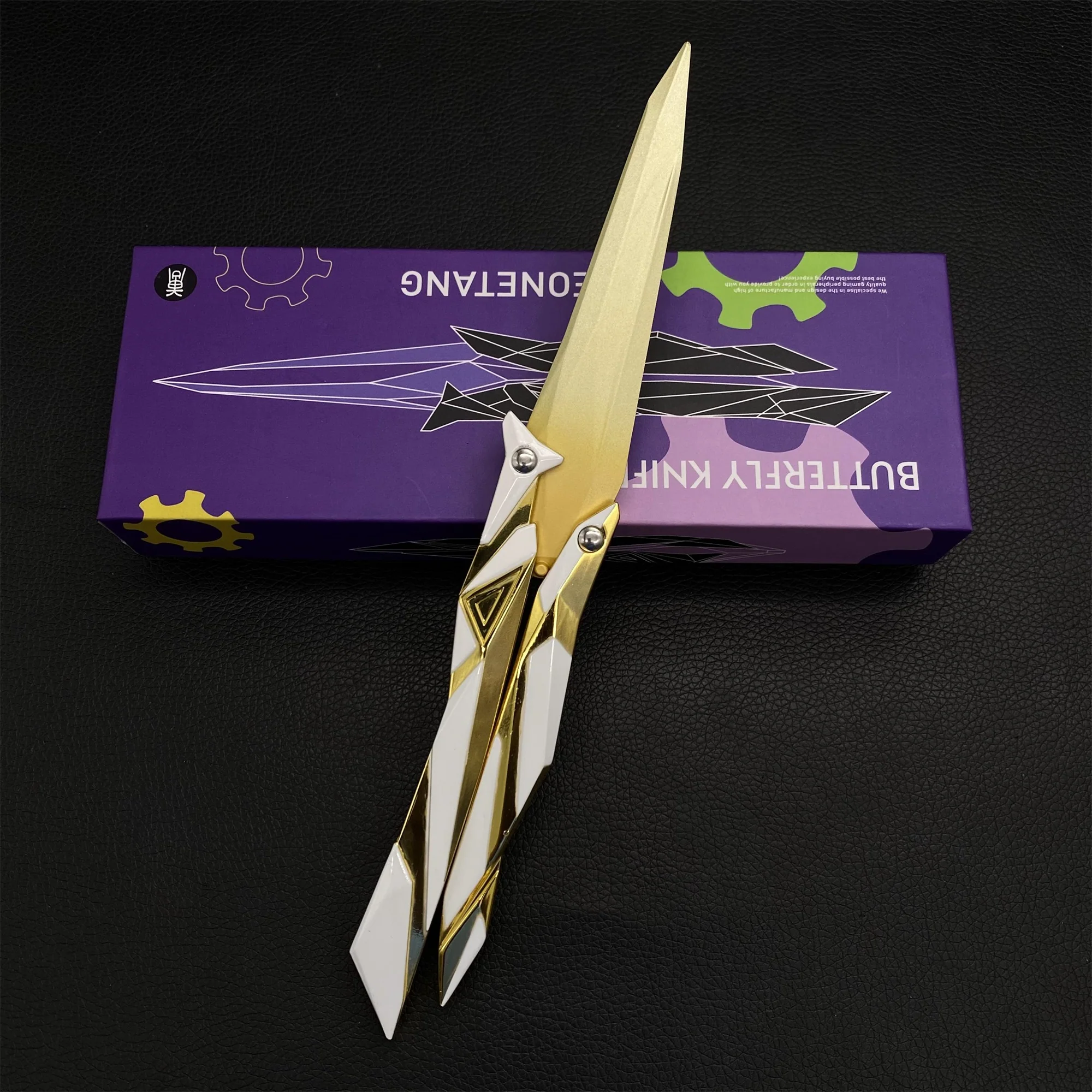 New Version High-Quality Singularity 2.0 Butterfly Knife IRL Game Balisong
