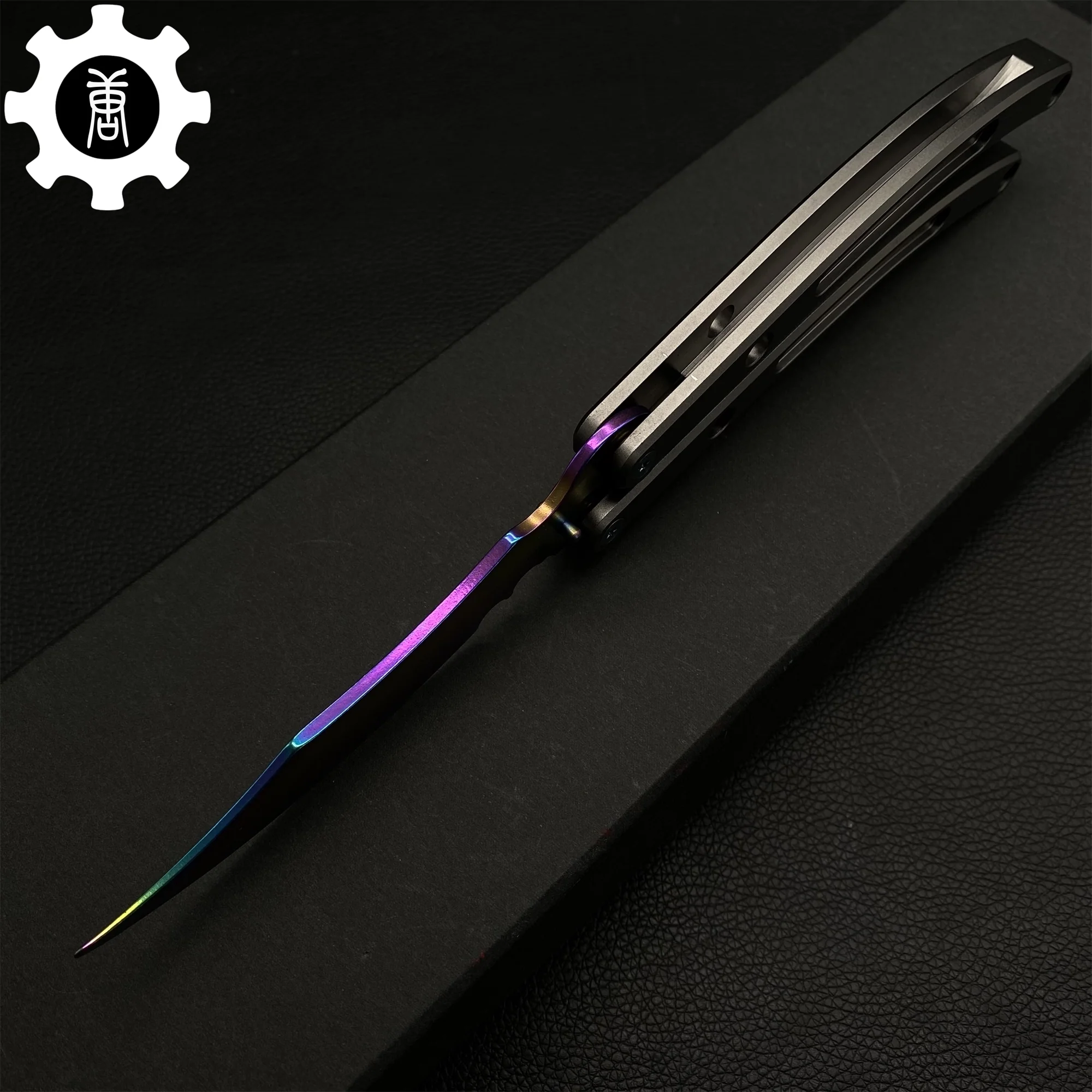 Black Market Butterfly Knife High-End CNC Balisong Trainer