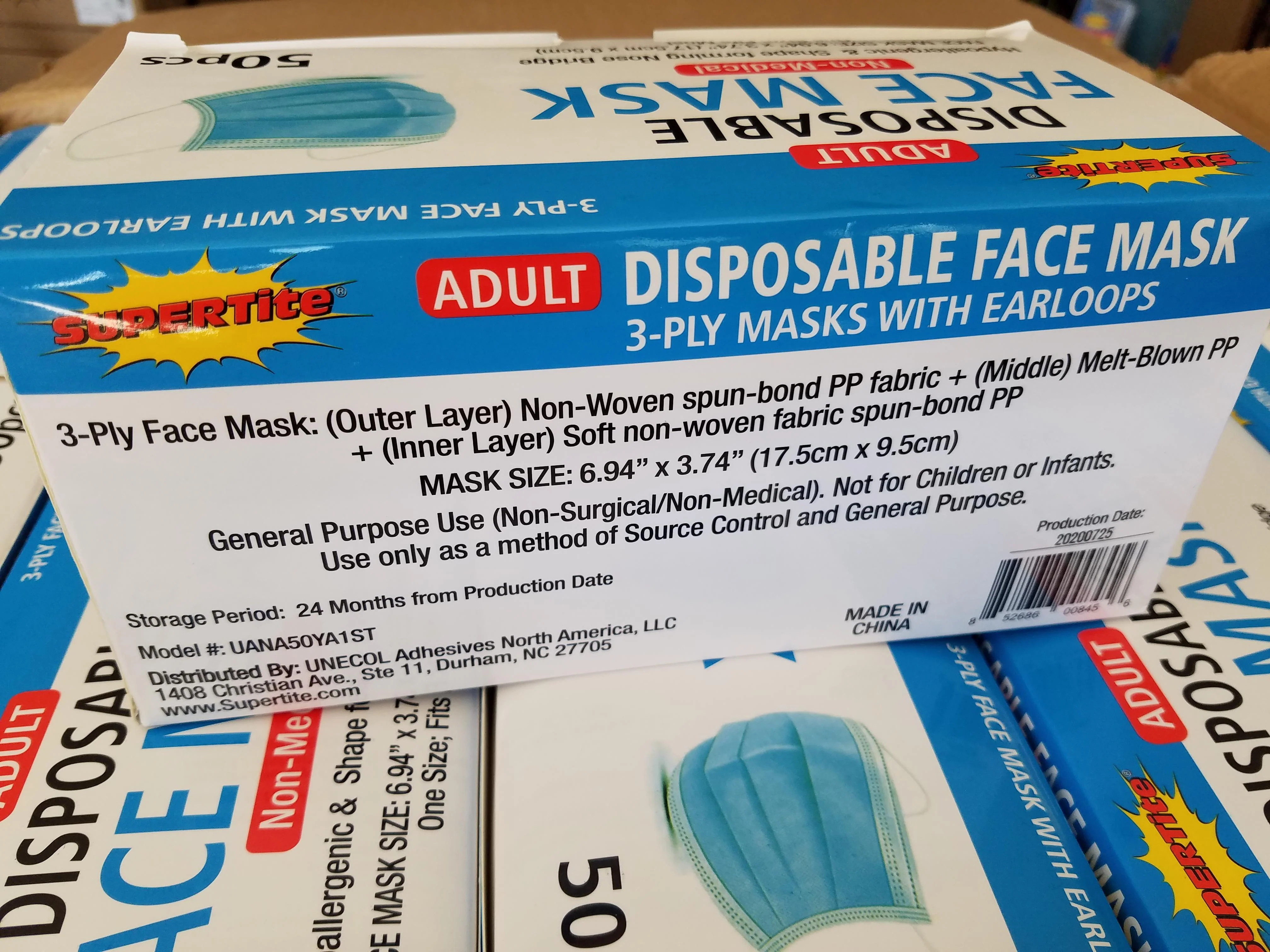 UANA50YA1ST - Supertite Disposable Face Mask