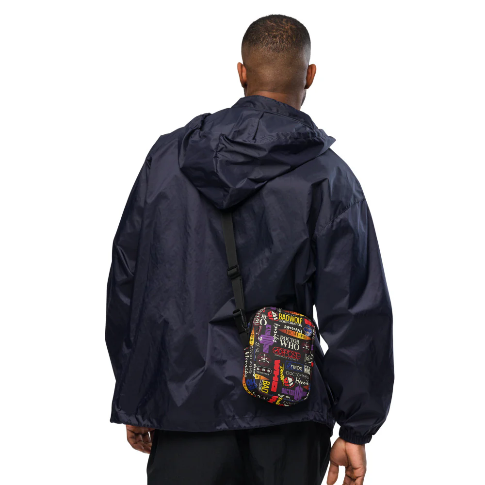 Doctor Who Logo Patterned Crossbody Bag