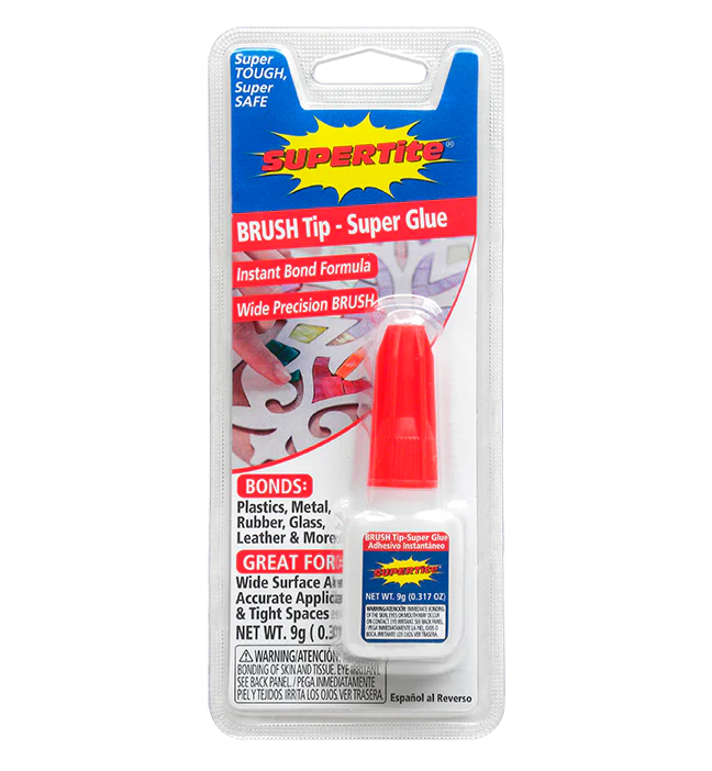 Ref-1016 Supertite BRUSH-Tip Instant Super Glue - 9g (.317oz) w/ Brush Bottle