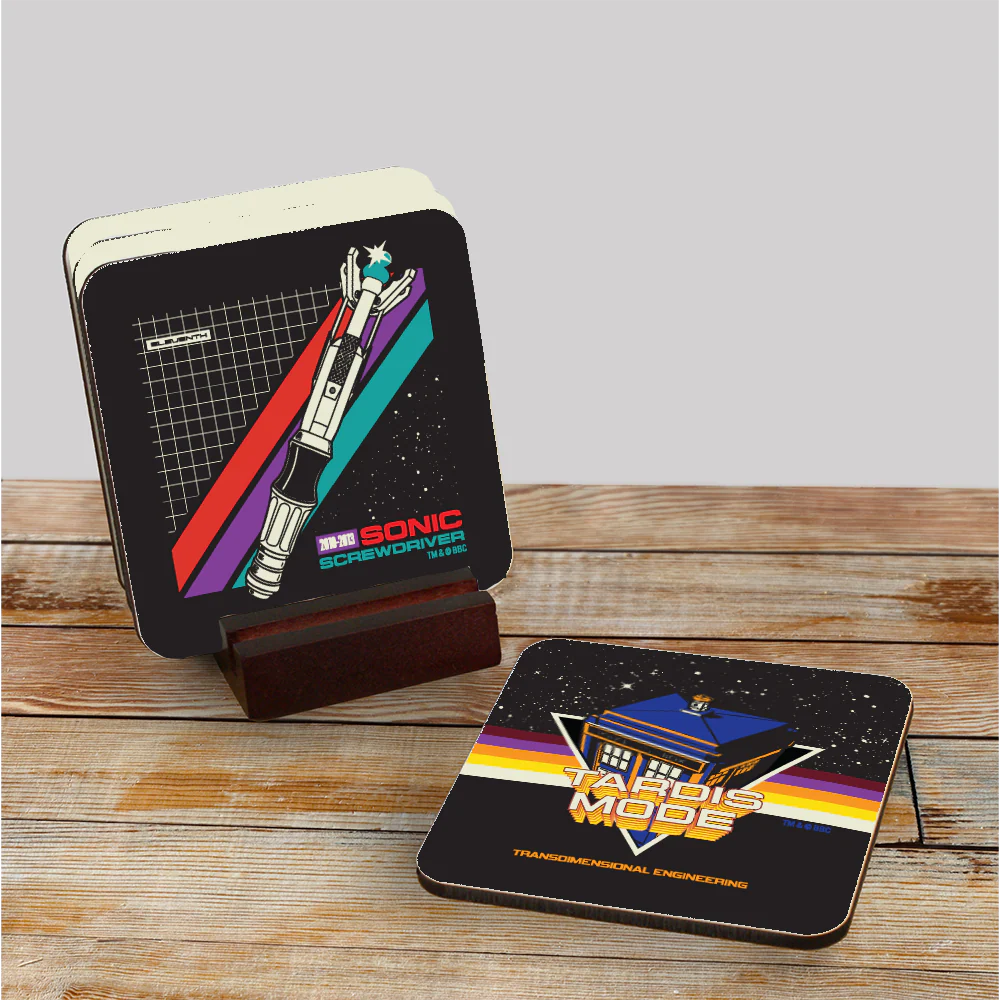 Doctor Who Iconography Coasters - Set of 4