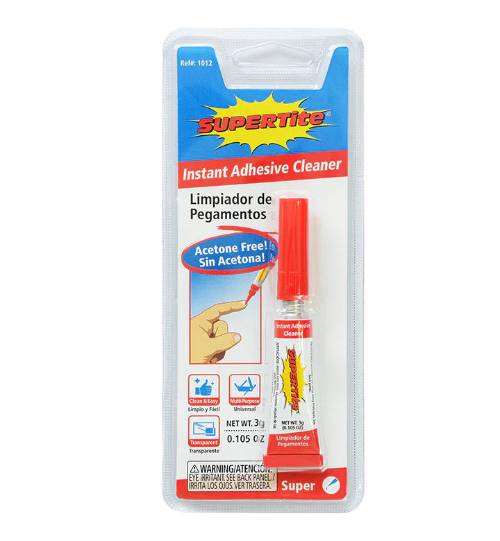 Ref-1012 Supertite Instant Adhesive Cleaner- 3g (0.105oz) Tube
