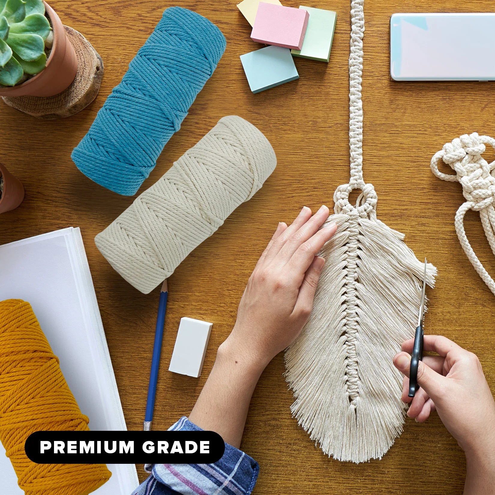 100% Cotton Macrame 3mm Cord