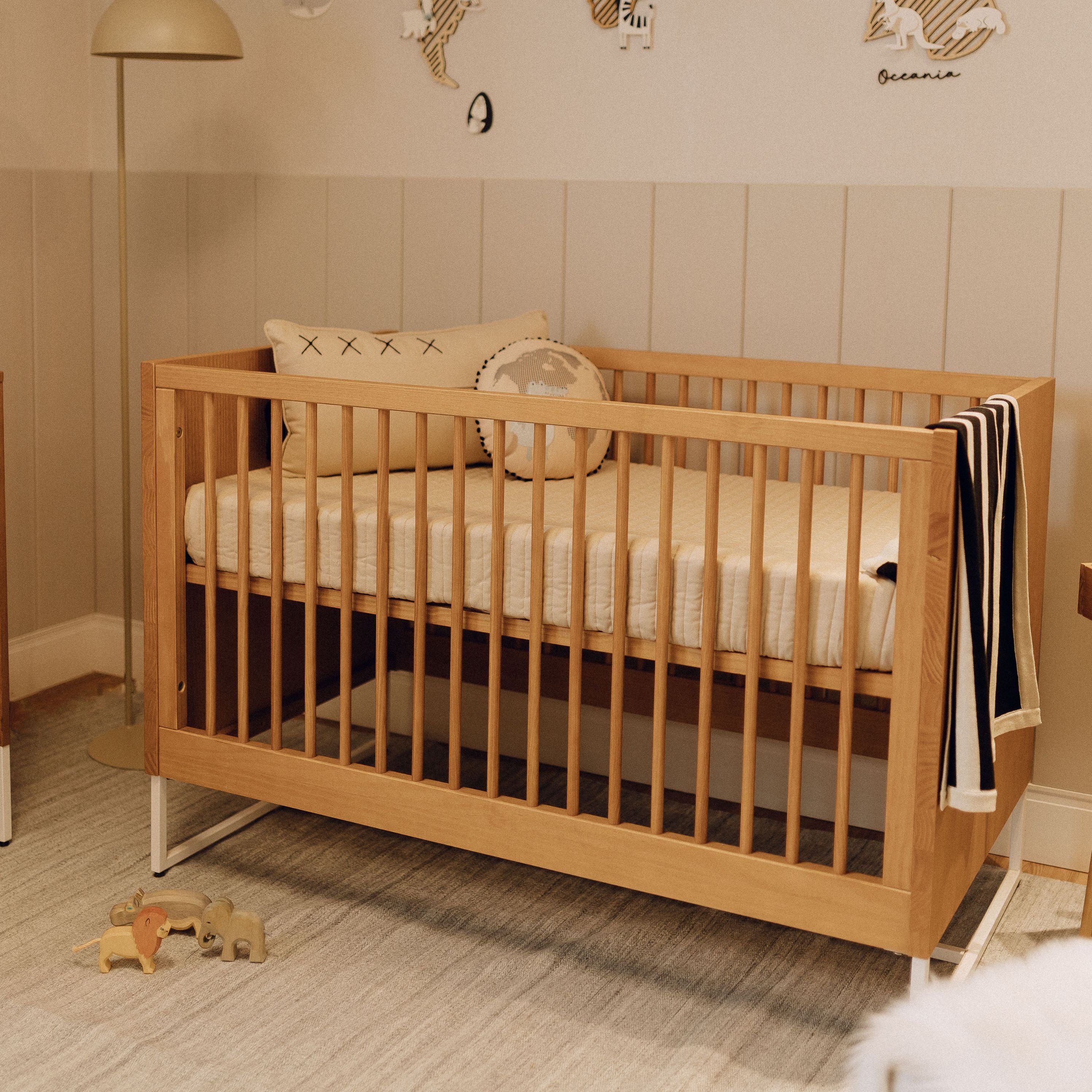 Boho Noah Convertible Crib in Hazelnut