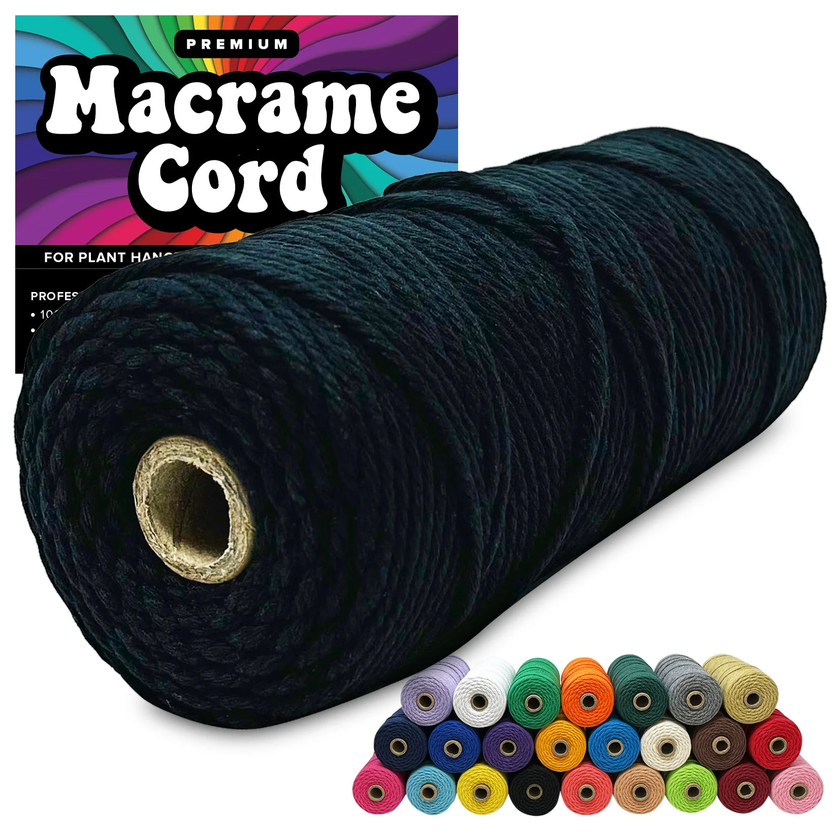 100% Cotton Macrame 3mm Cord
