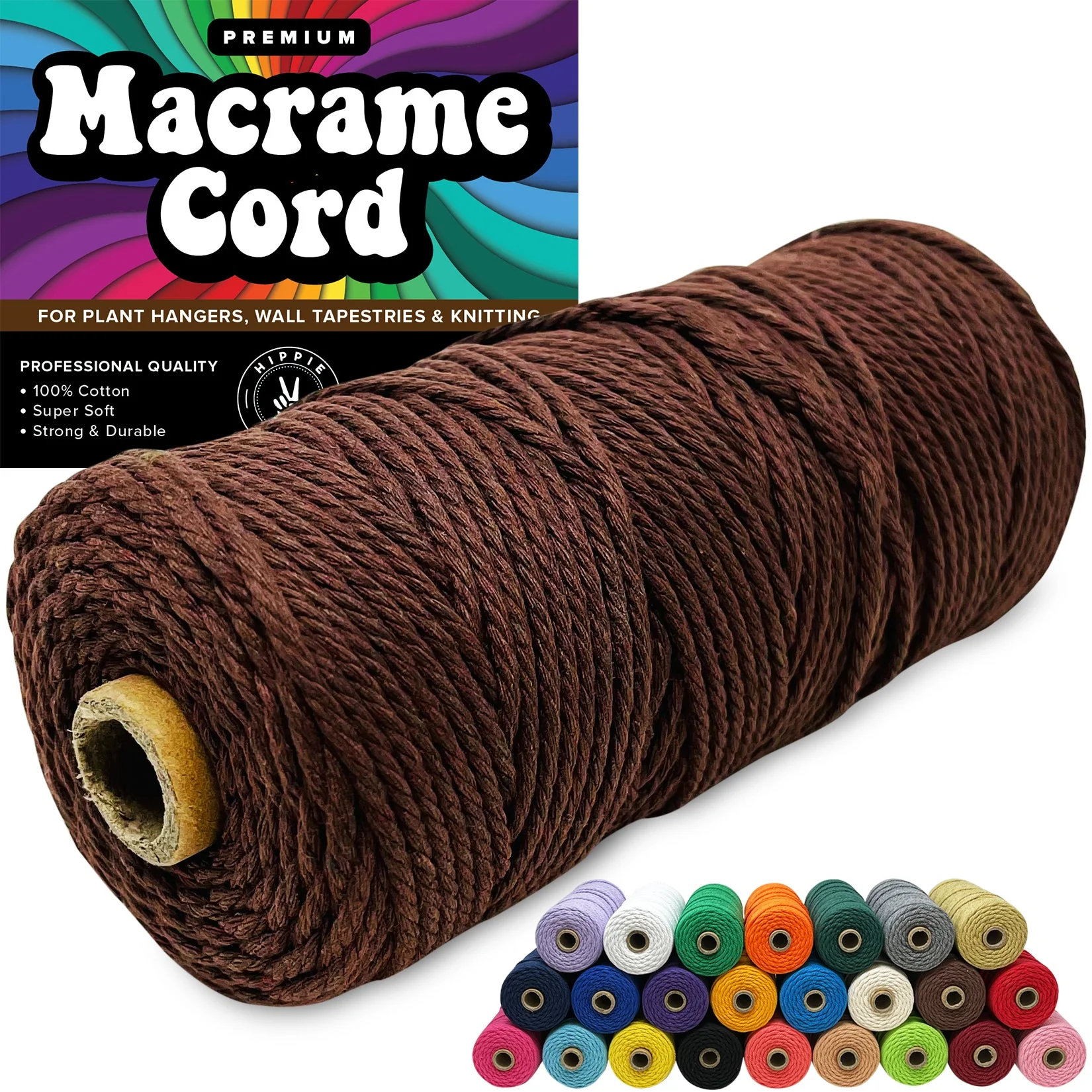 100% Cotton Macrame 3mm Cord