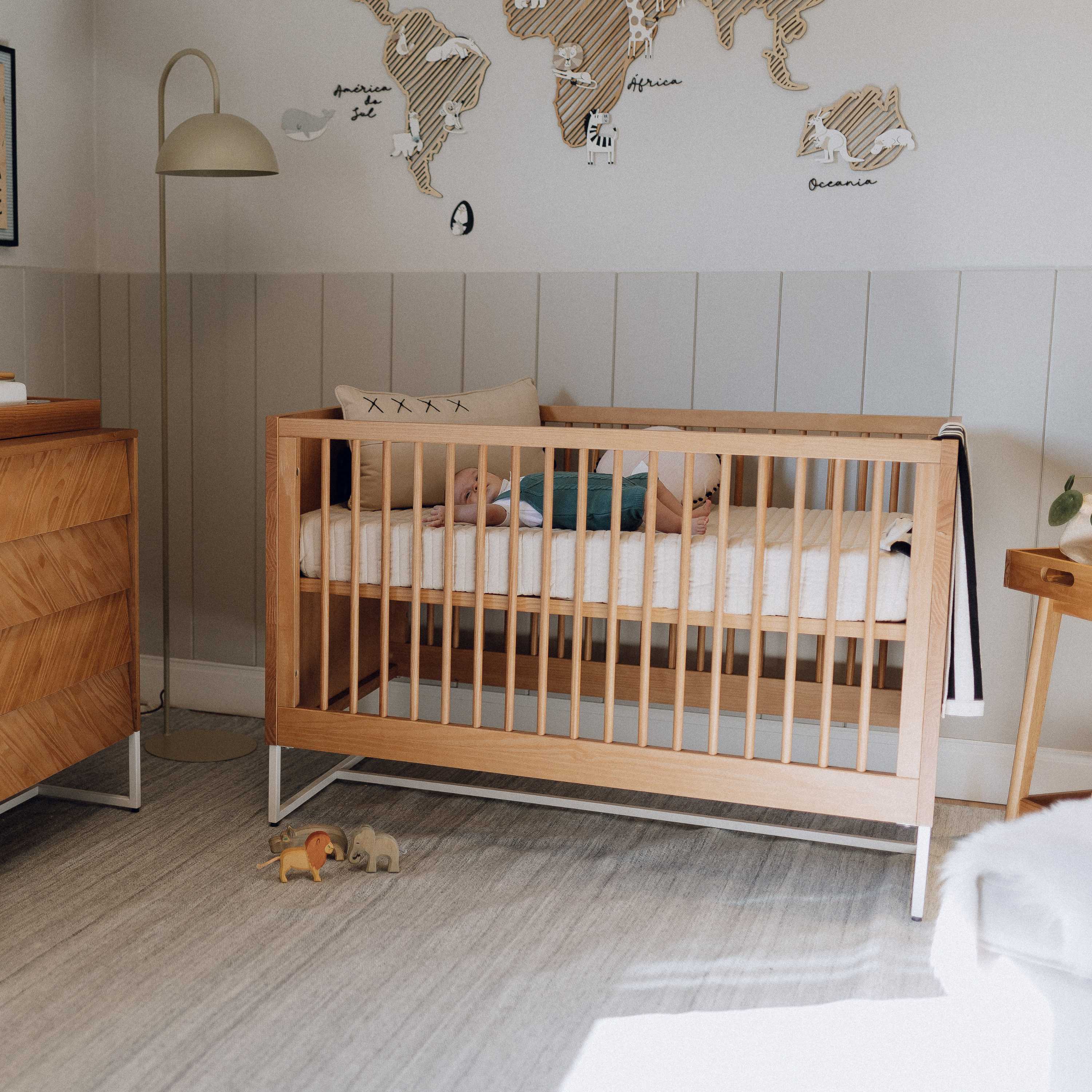Boho Noah Convertible Crib in Hazelnut
