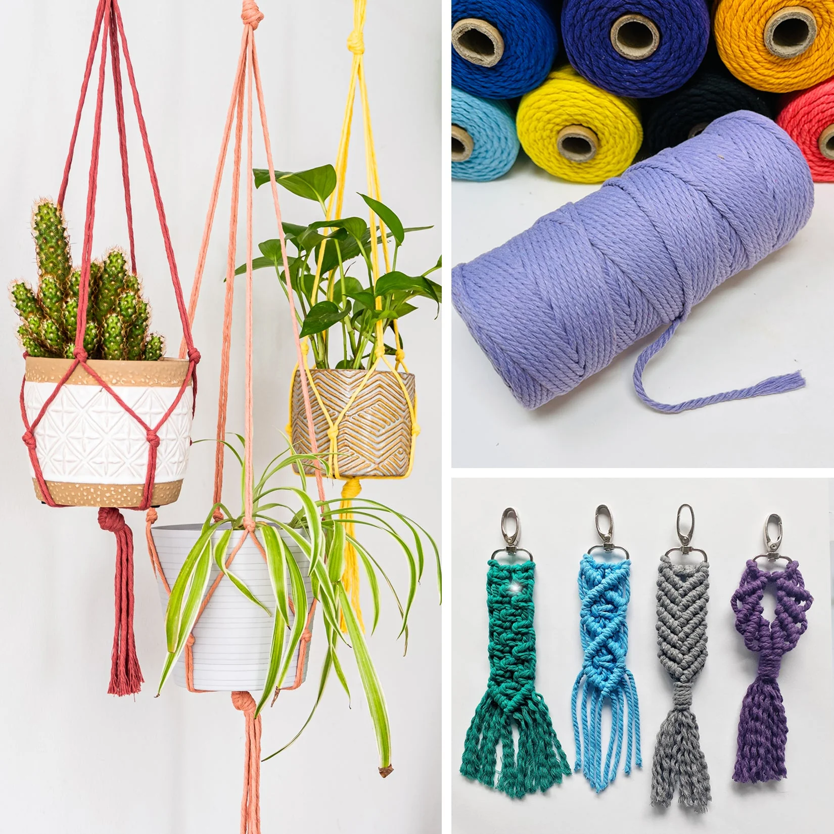 100% Cotton Macrame 3mm Cord