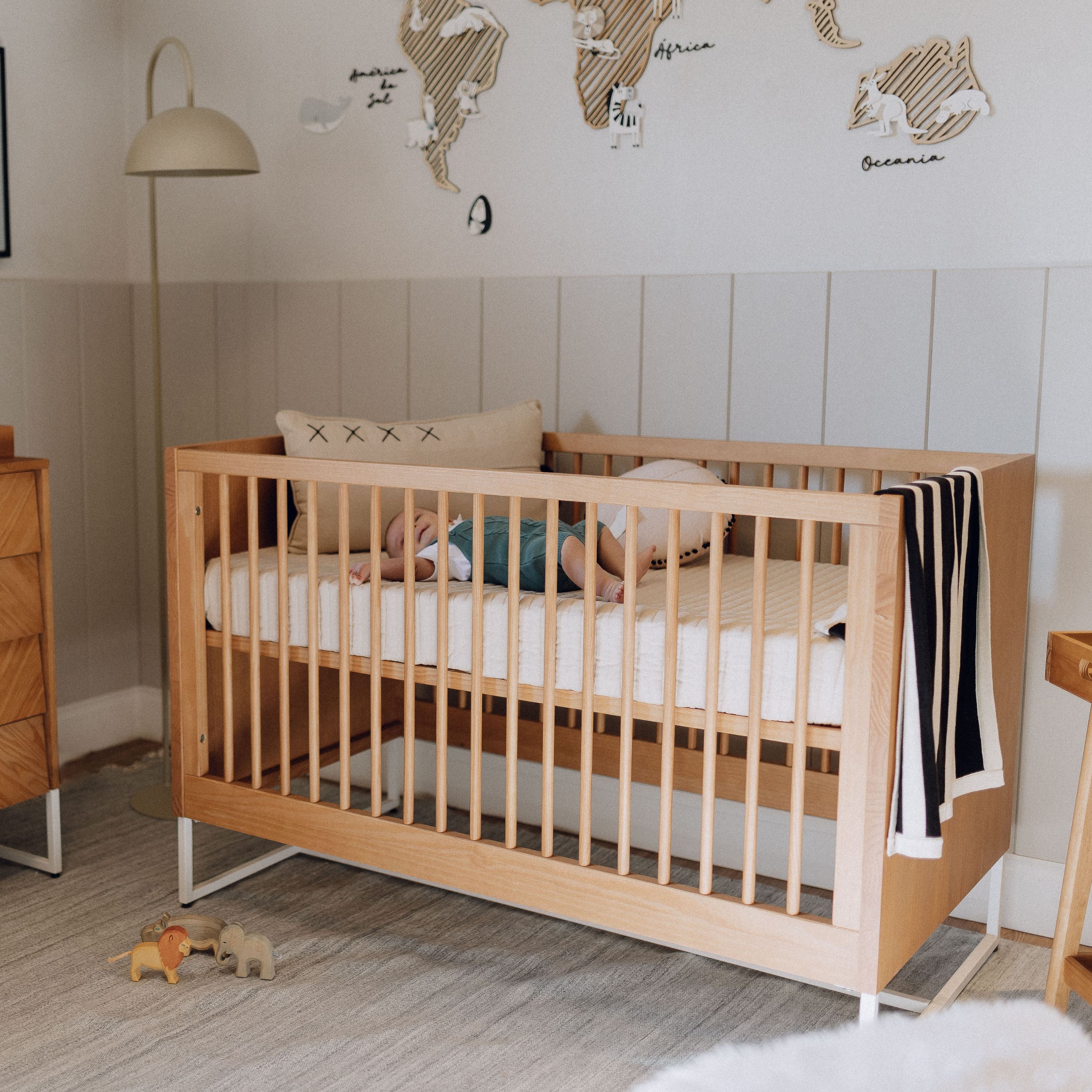 Boho Noah Convertible Crib in Hazelnut
