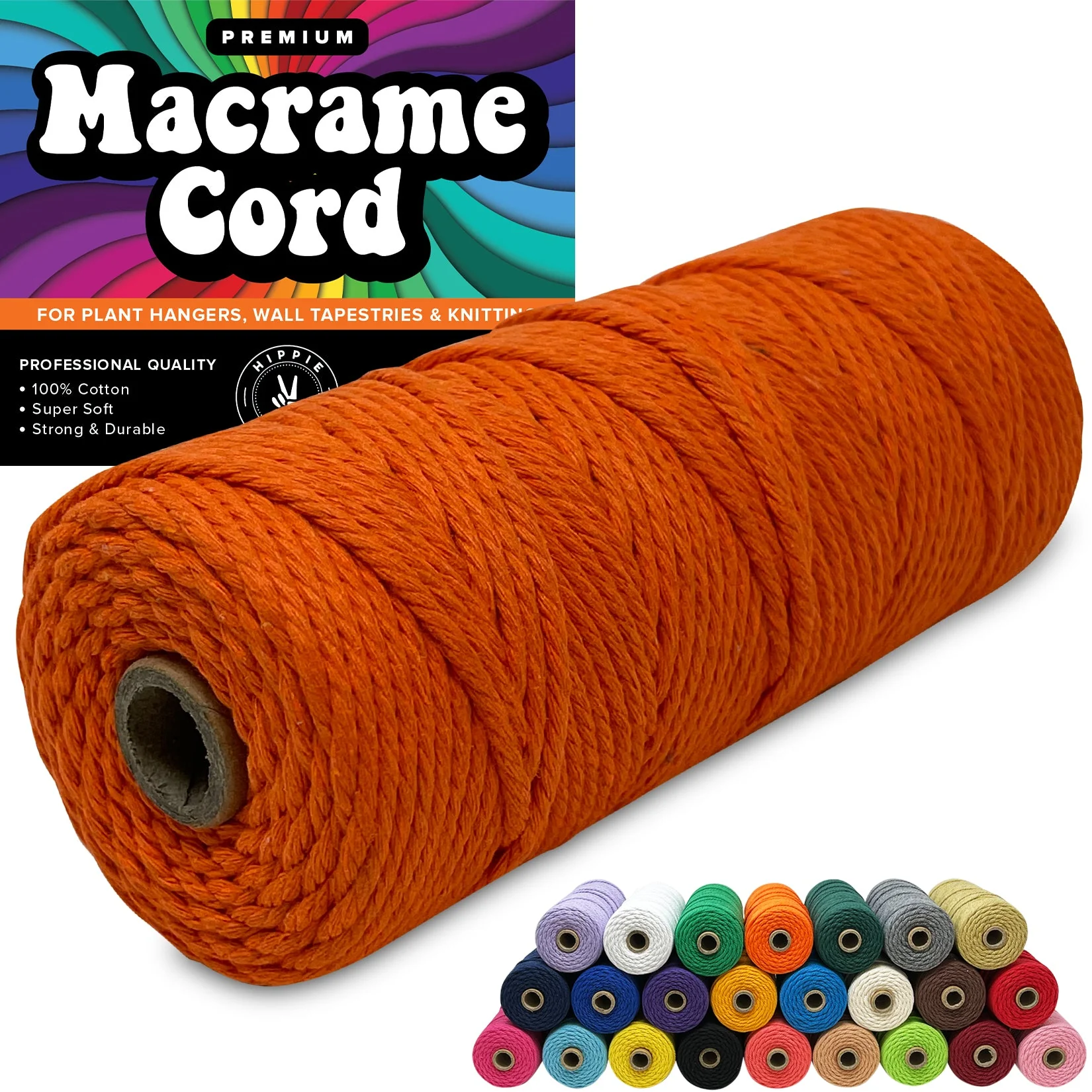 100% Cotton Macrame 3mm Cord