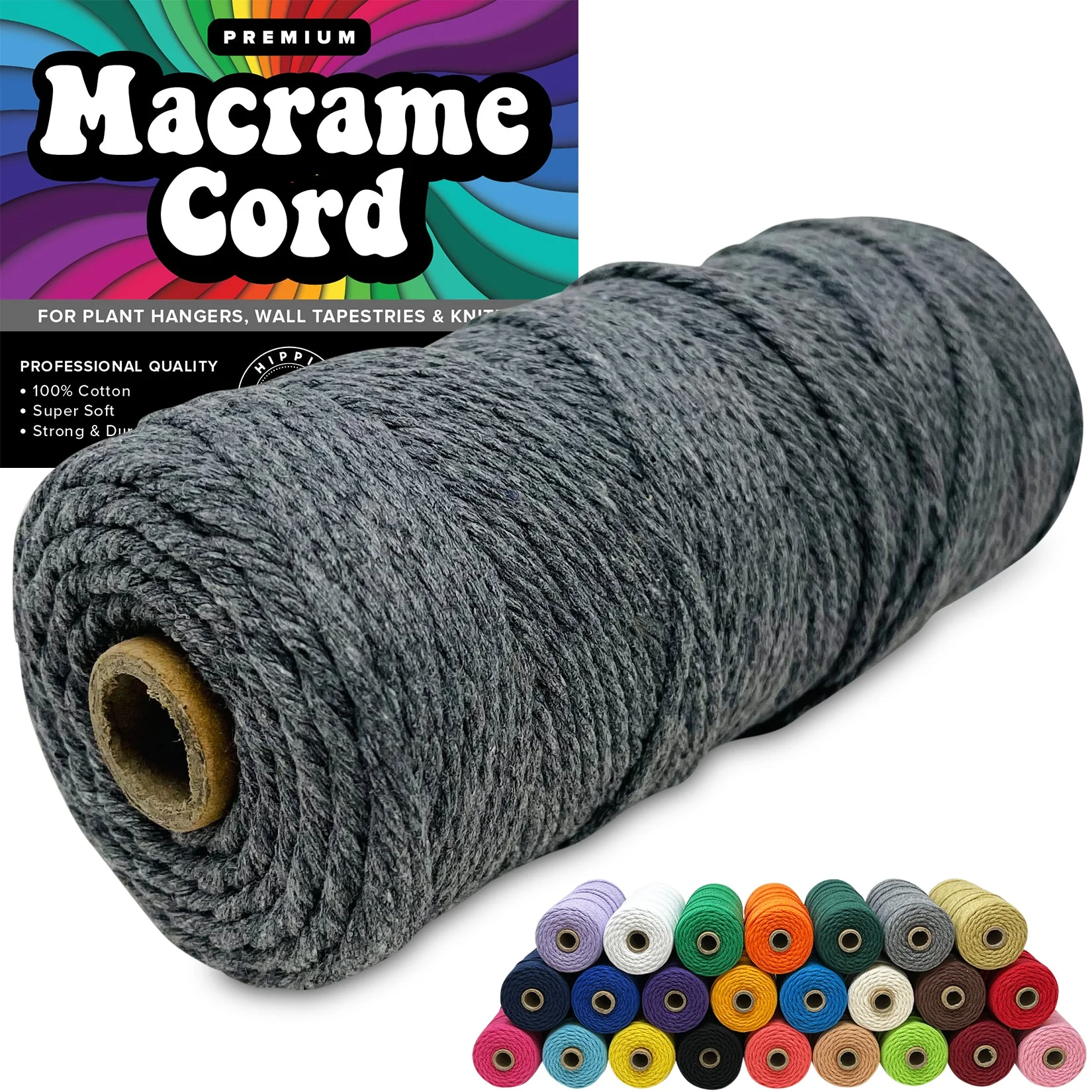 100% Cotton Macrame 3mm Cord