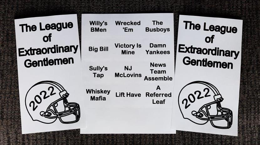 Fantasy Football: Custom League & Team Name Labels