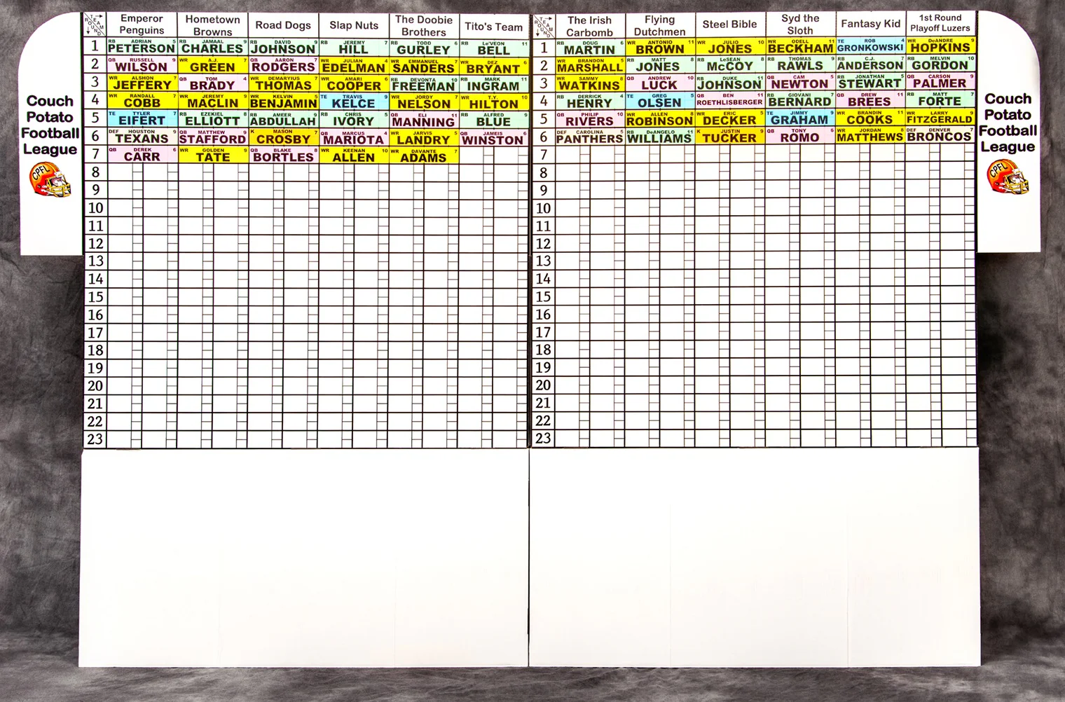 Fantasy Football: Custom League & Team Name Labels