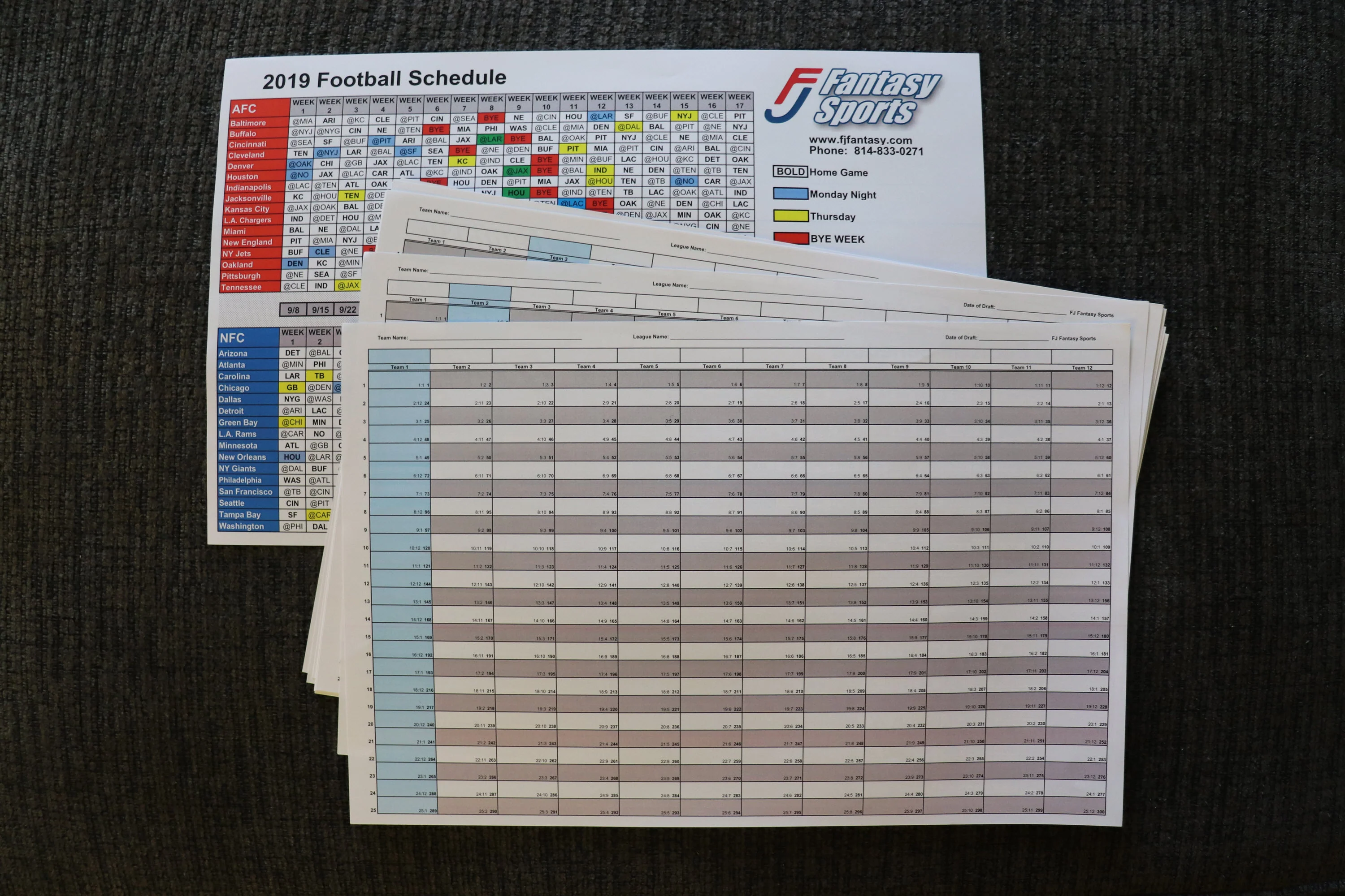 Fantasy Football: Draft Logs
