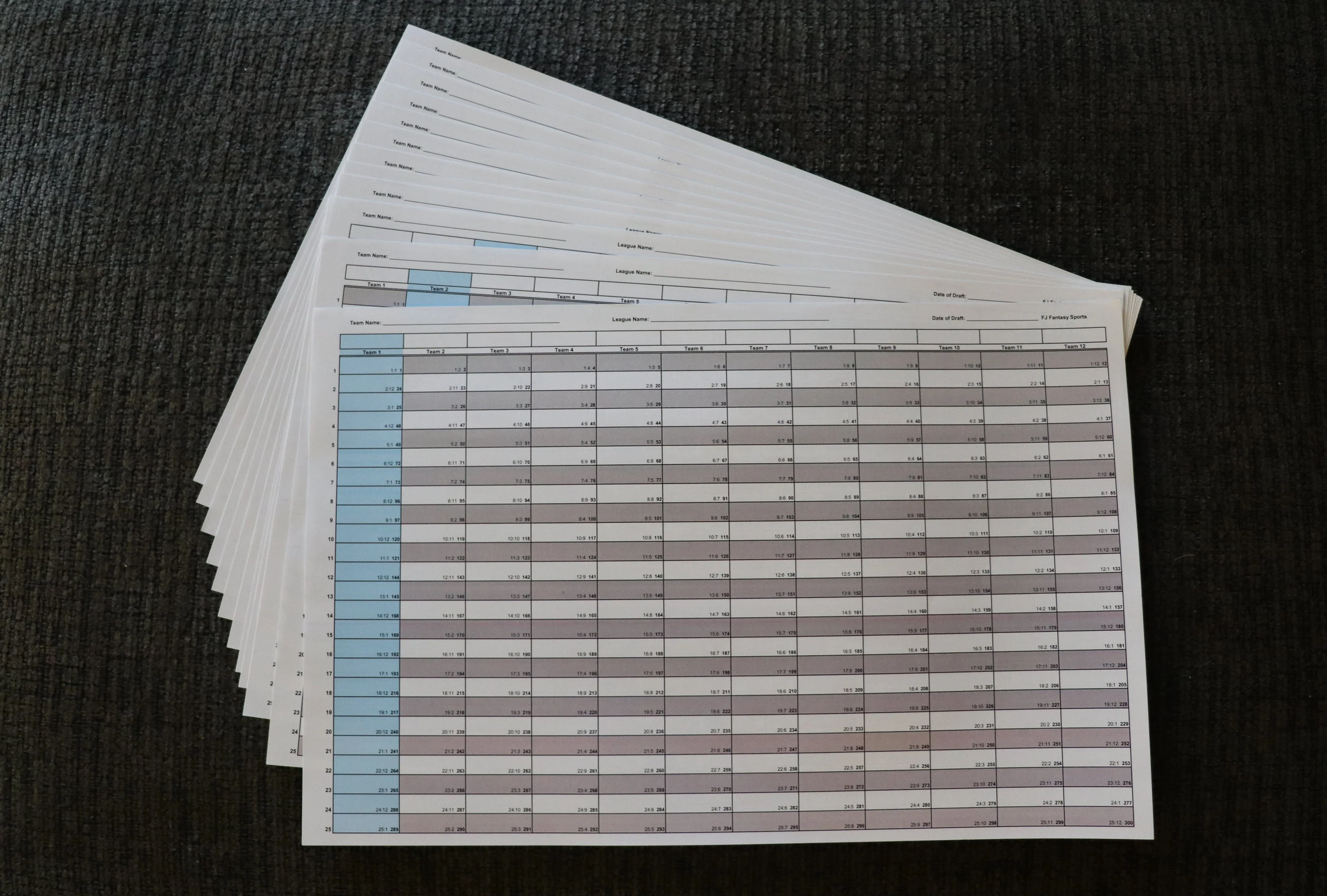 Fantasy Football: Draft Logs