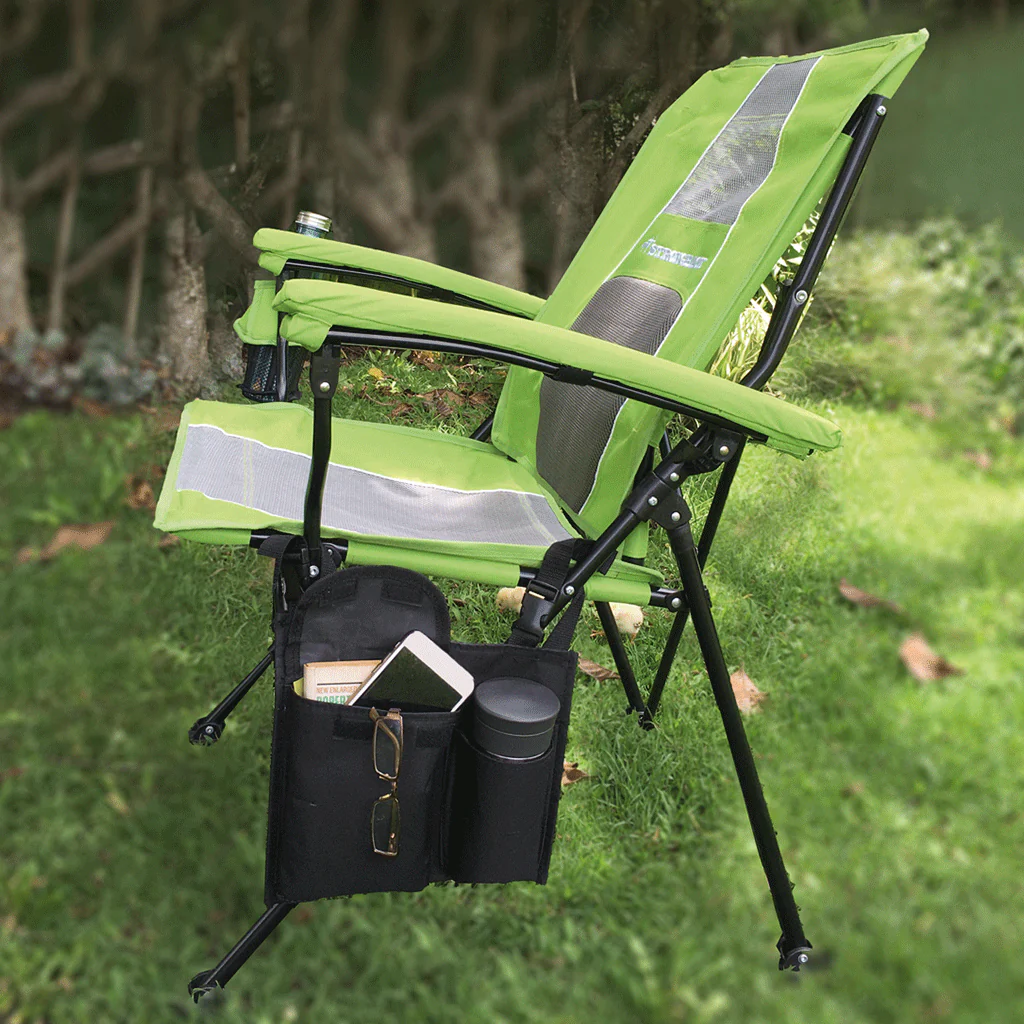 Elite and Guru Upgraded Cup Holder and Pocket for Camping Chair | Strongback Chair